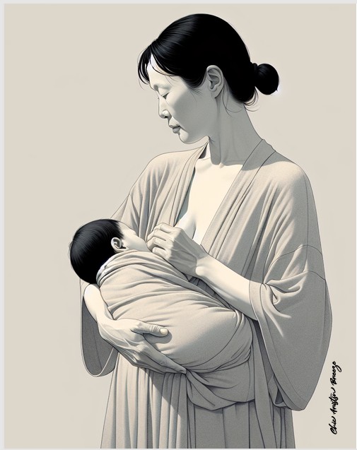 The Beauty of Motherhood – Digital Art Print (8.5" x 11")