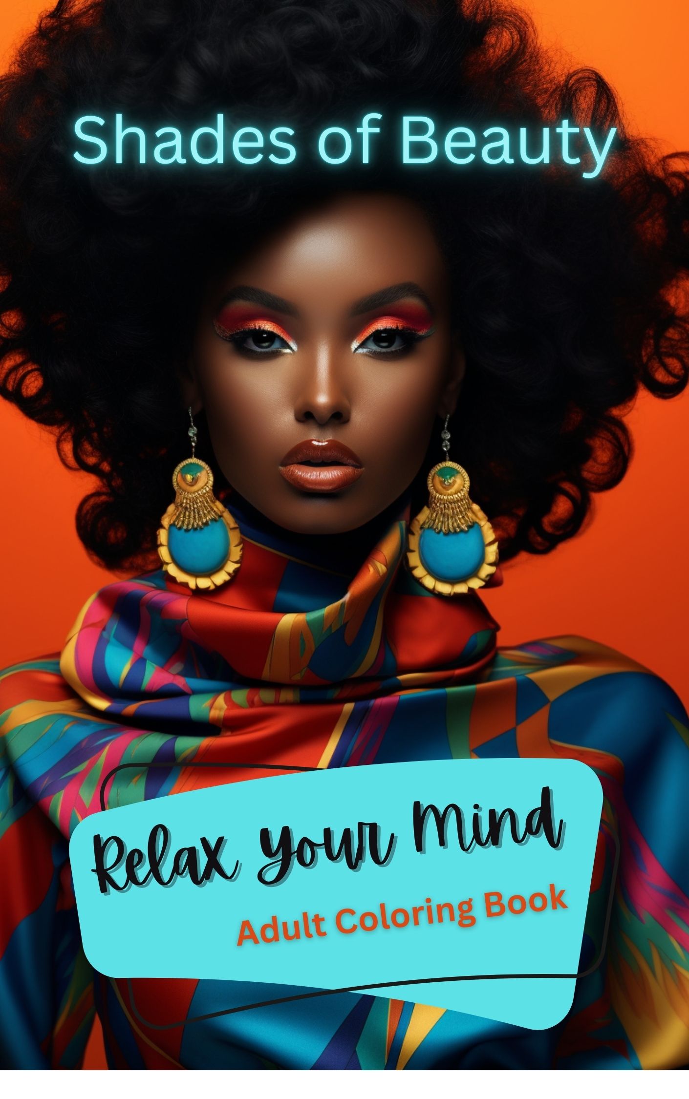 Shades of Beauty An Adult Coloring Book - 35 Downloadable, Printable Coloring Pages