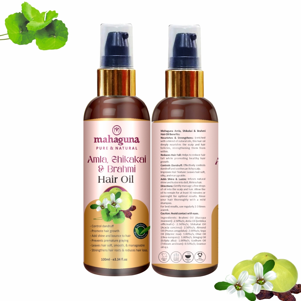 Amla, Shikakai & Brahmi Hair Oil