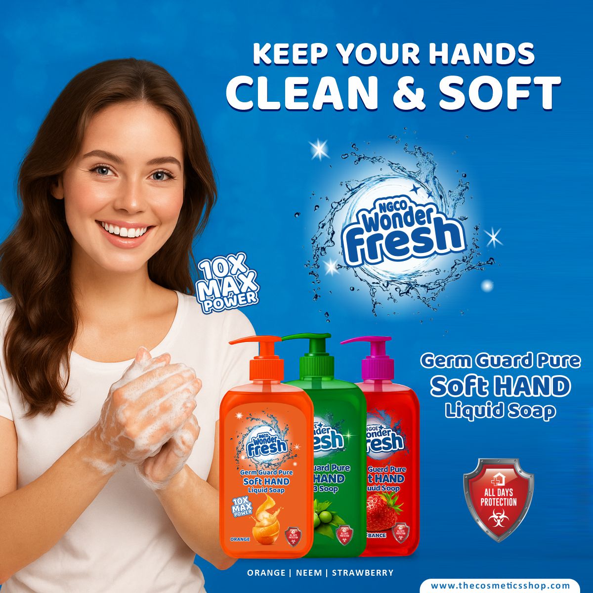 NGCO Wonder Fresh Germ Guard Pure Soft Hand Liquid Soap