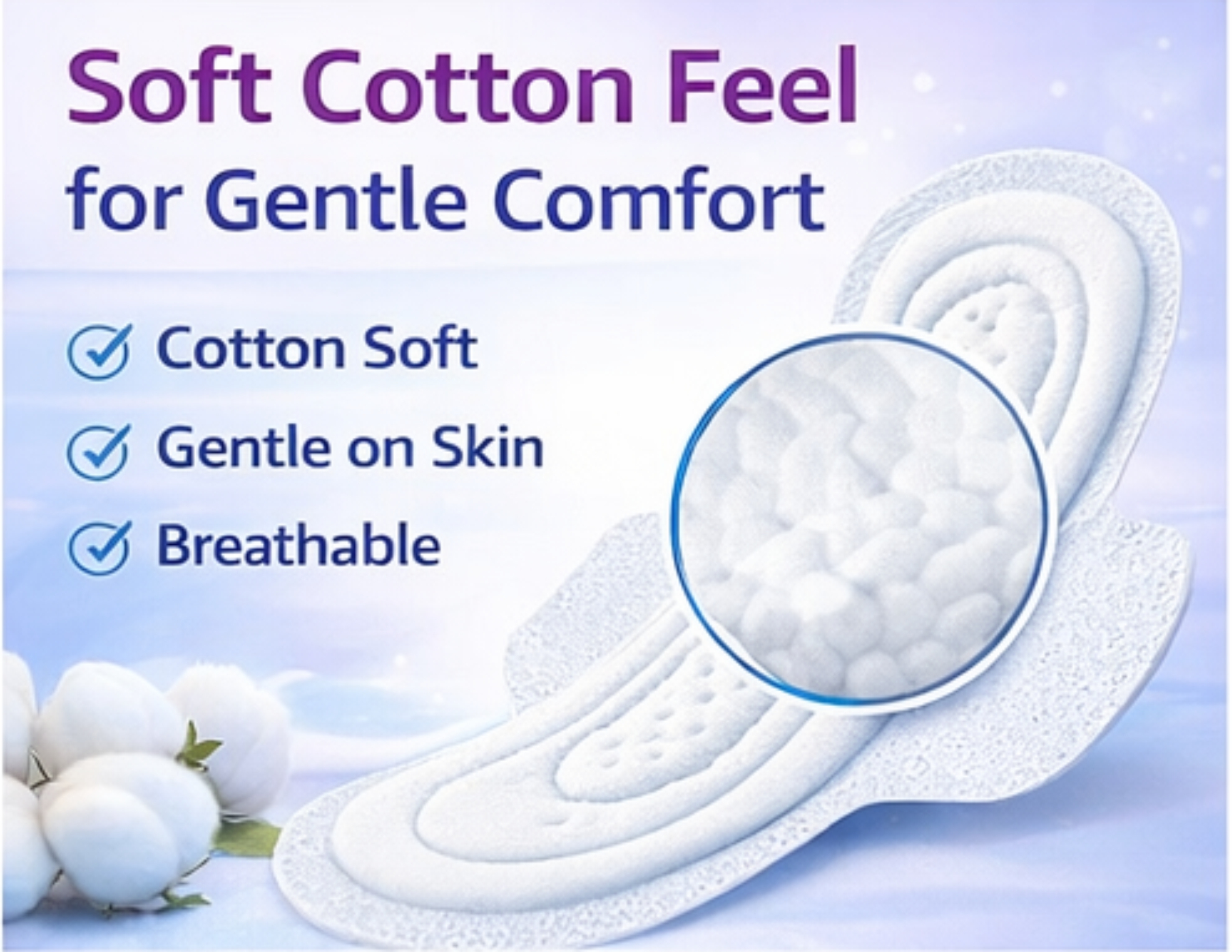 Pro-comfort Secure XL Sanitary Pads 280mm – Long Lasting Cotton Soft Pads with Secure Absorbent Core | 3X Comfort Protection | Leak Guard | Disposable Menstrual Pads for Women