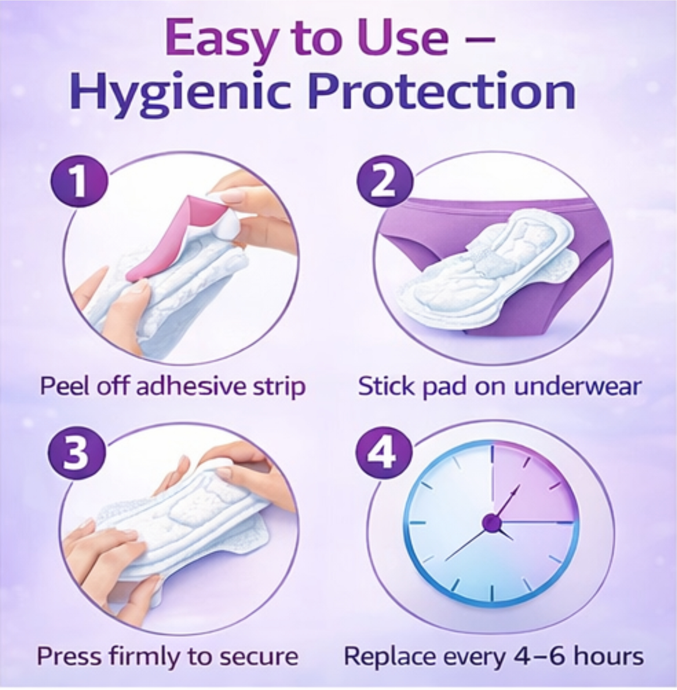 Pro-comfort Secure XL Sanitary Pads 280mm – Long Lasting Cotton Soft Pads with Secure Absorbent Core | 3X Comfort Protection | Leak Guard | Disposable Menstrual Pads for Women