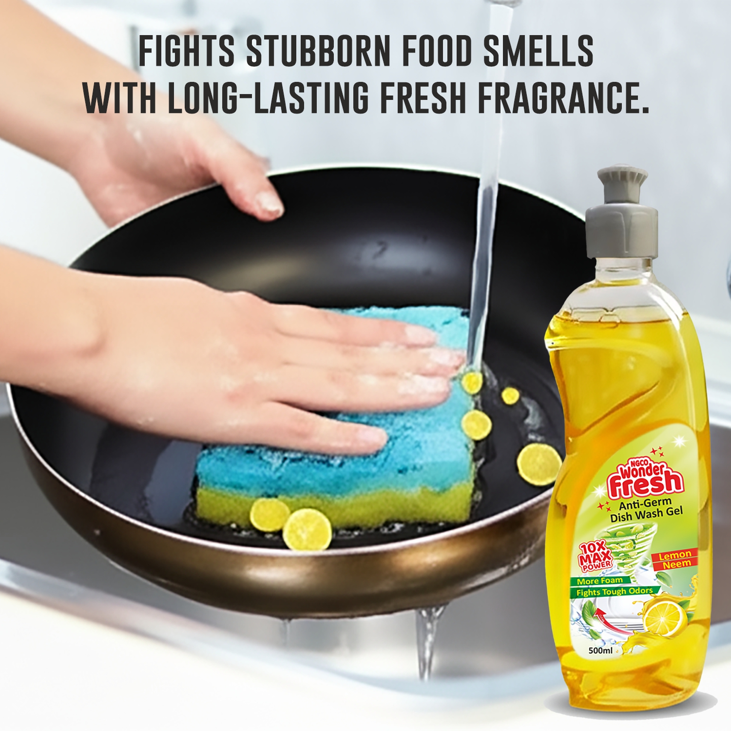 Wonder Fresh Anti-Germ Dish Wash Gel