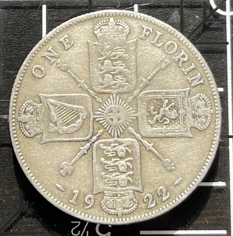 1922 One Florin, United Kingdom