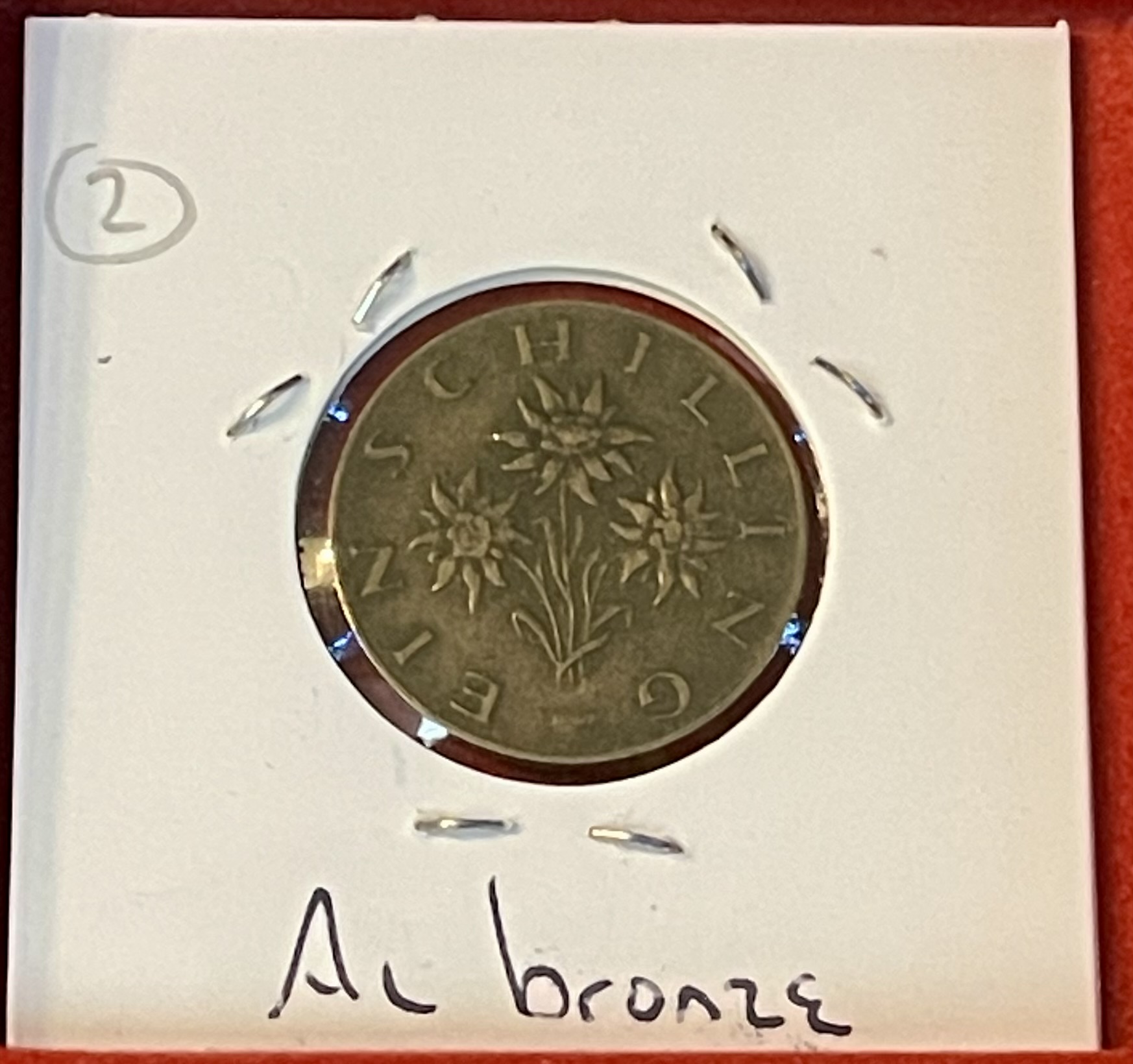 1961 Austria 1 Schilling Coin