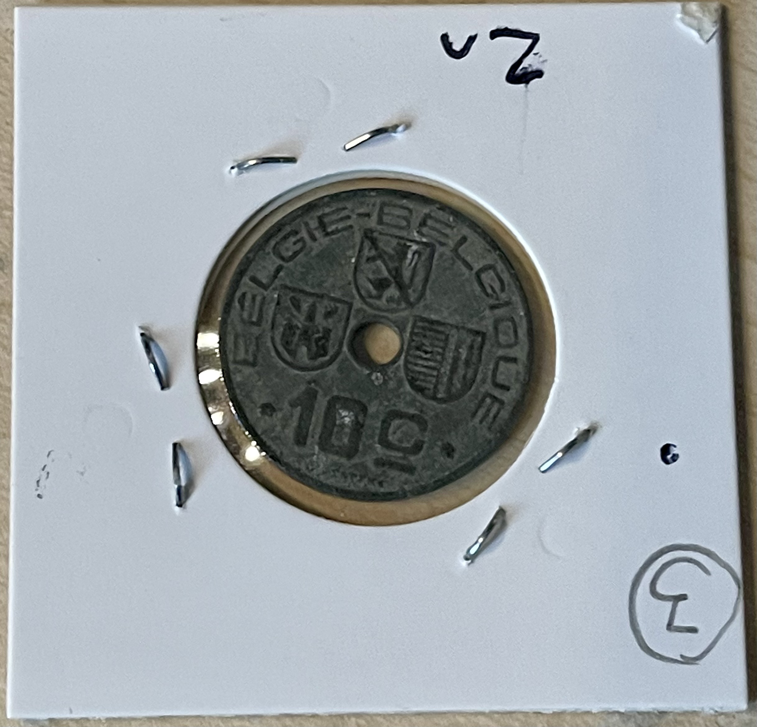 1943 - 10 Centimes - Belgium