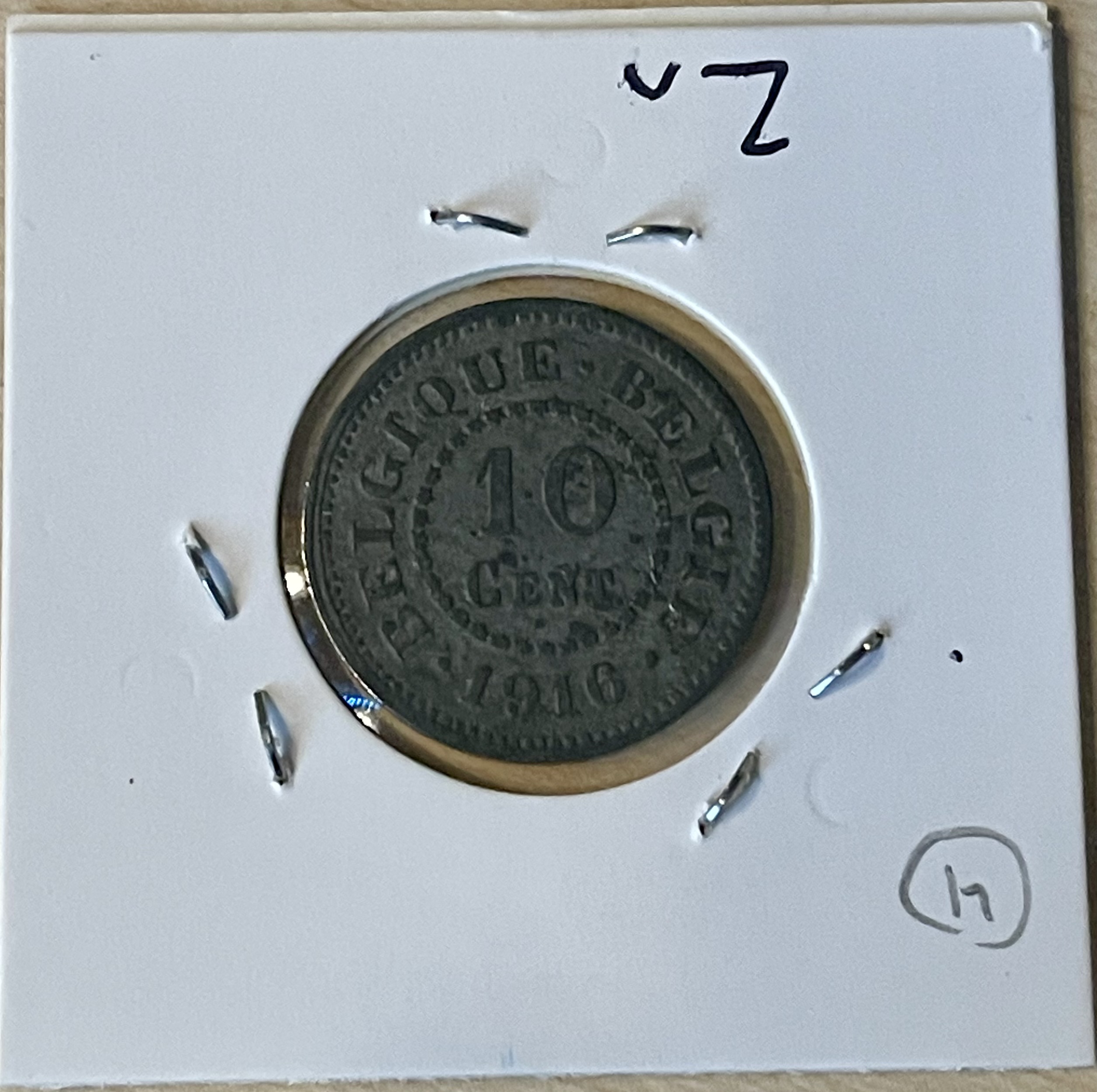 1916 - 10 Centimes - Belgium