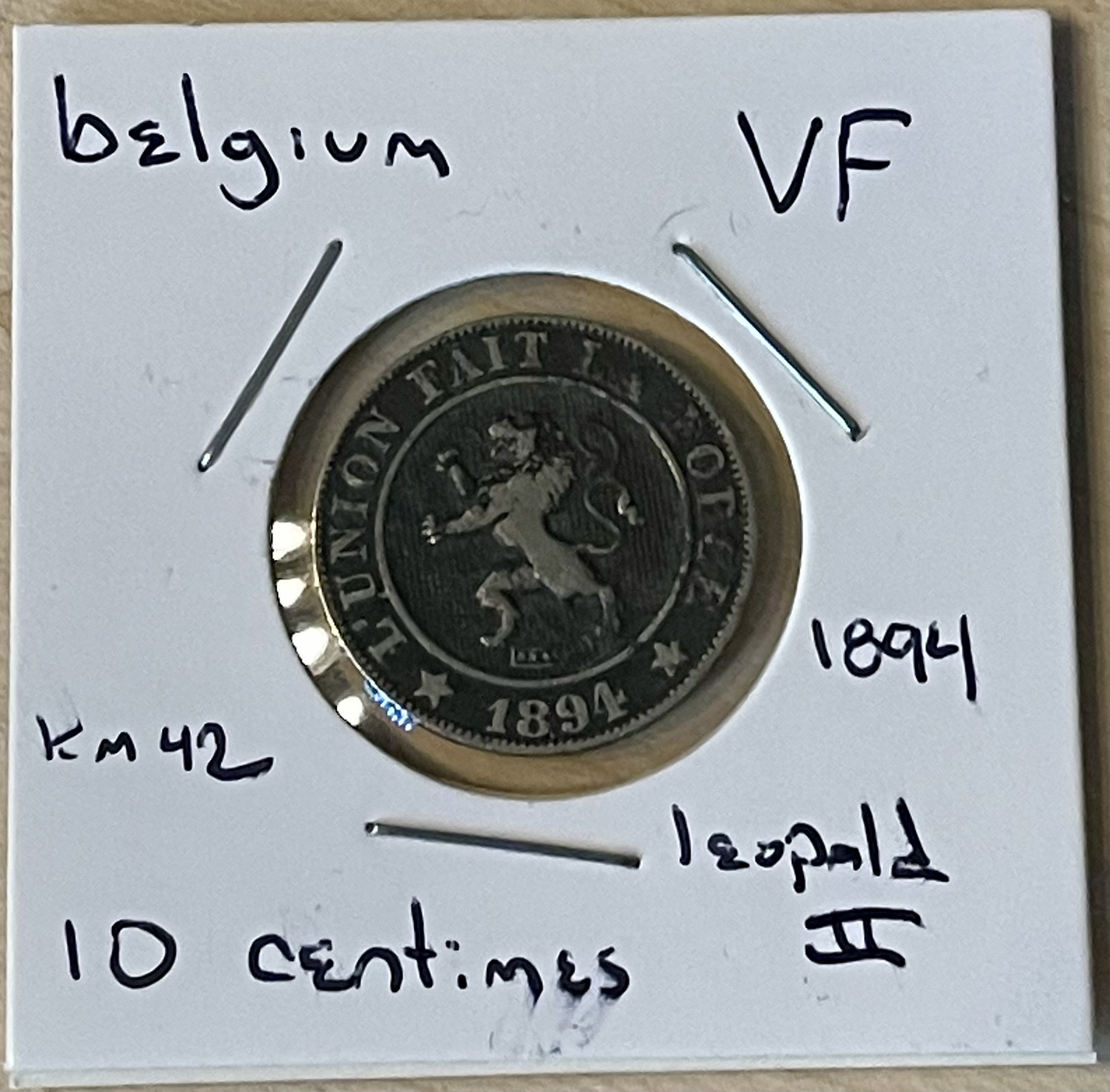 1894 - 10 Centimes - Belgium