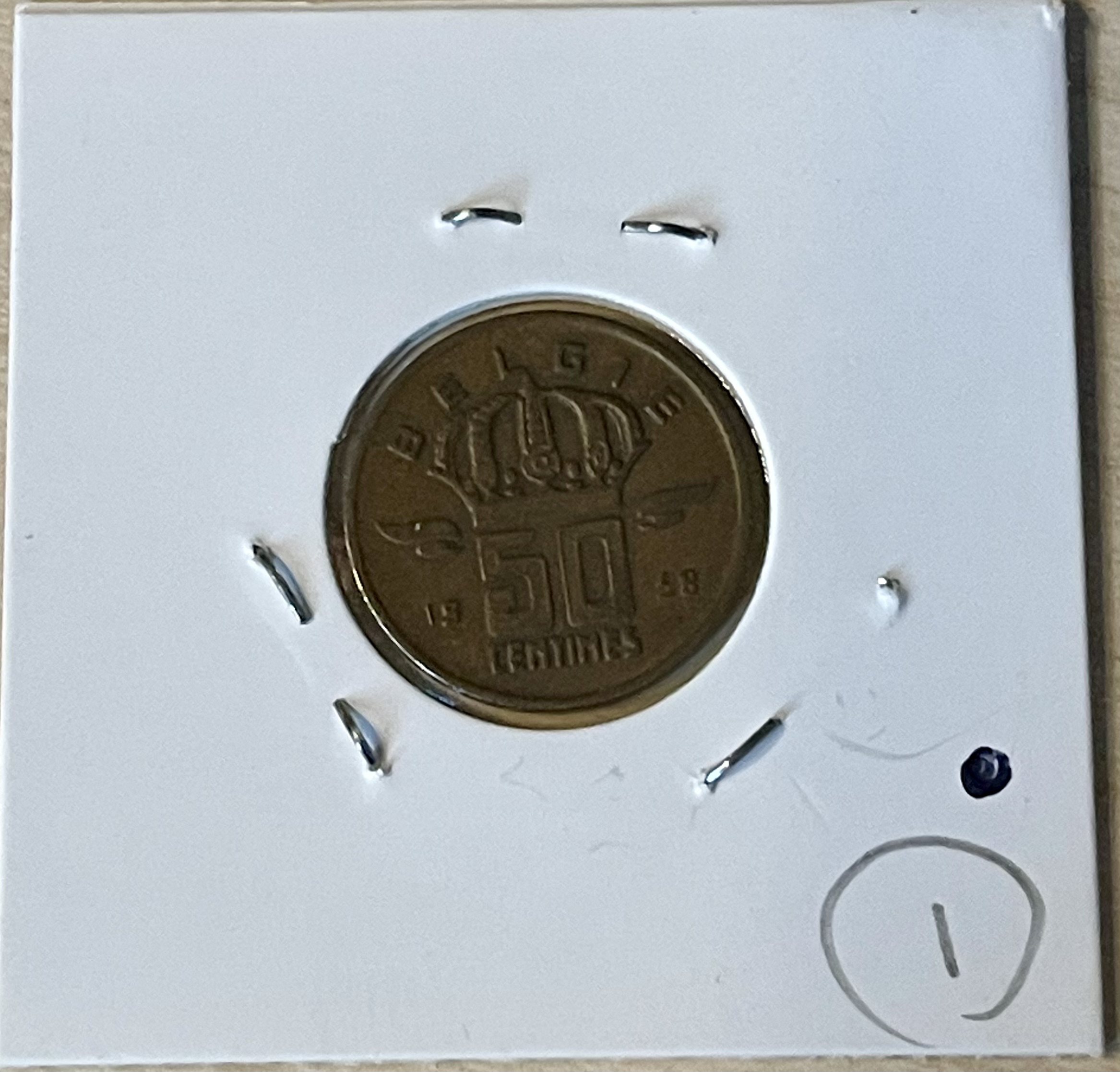 1958 - 50 Centimes - Belgium