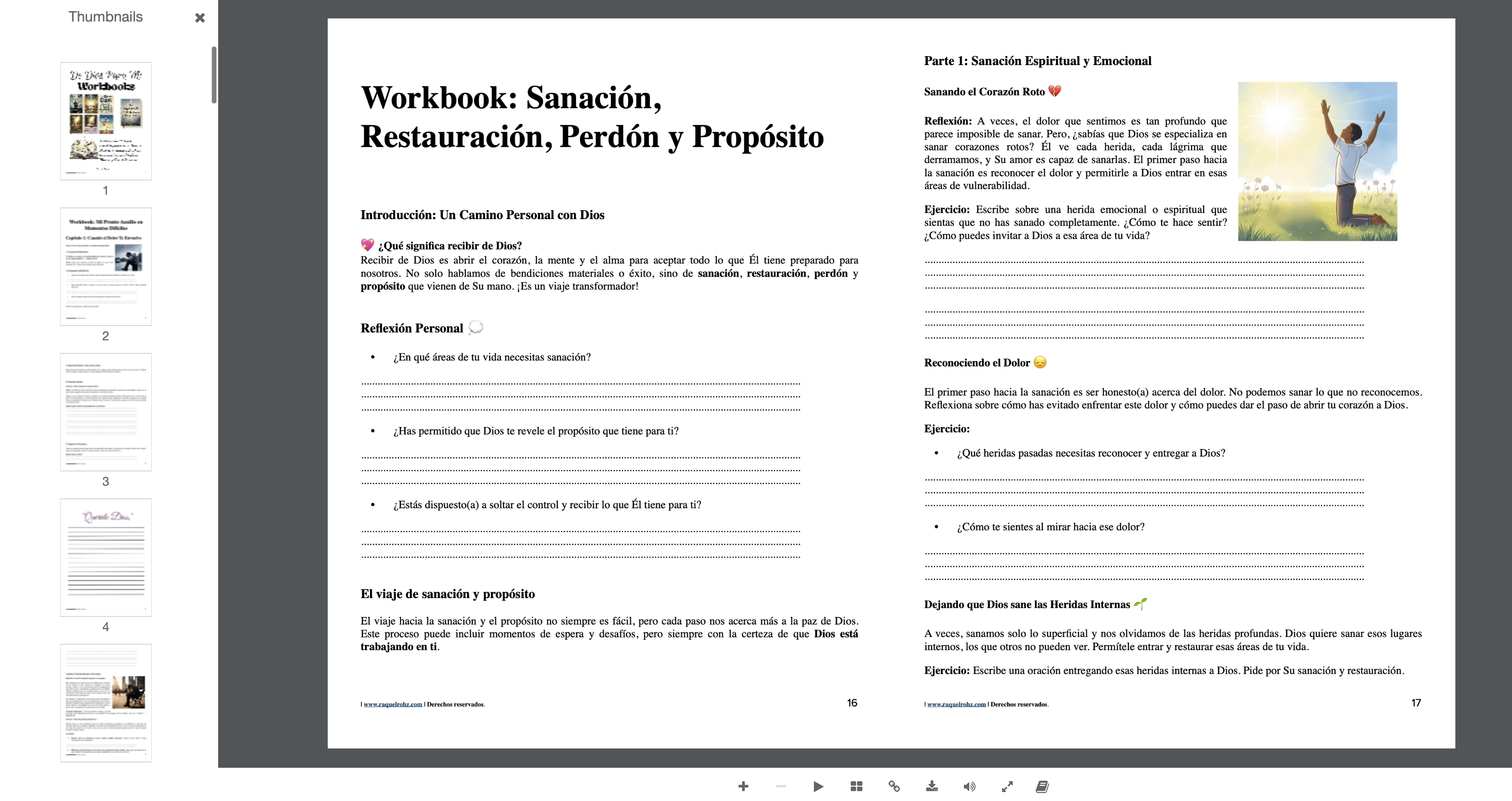 De Dios Para Mi Workbook