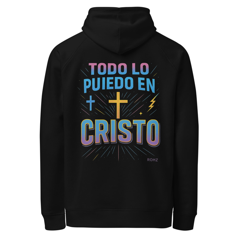 Todo lo puedo en Cristo Unisex organic side pocket hoodie