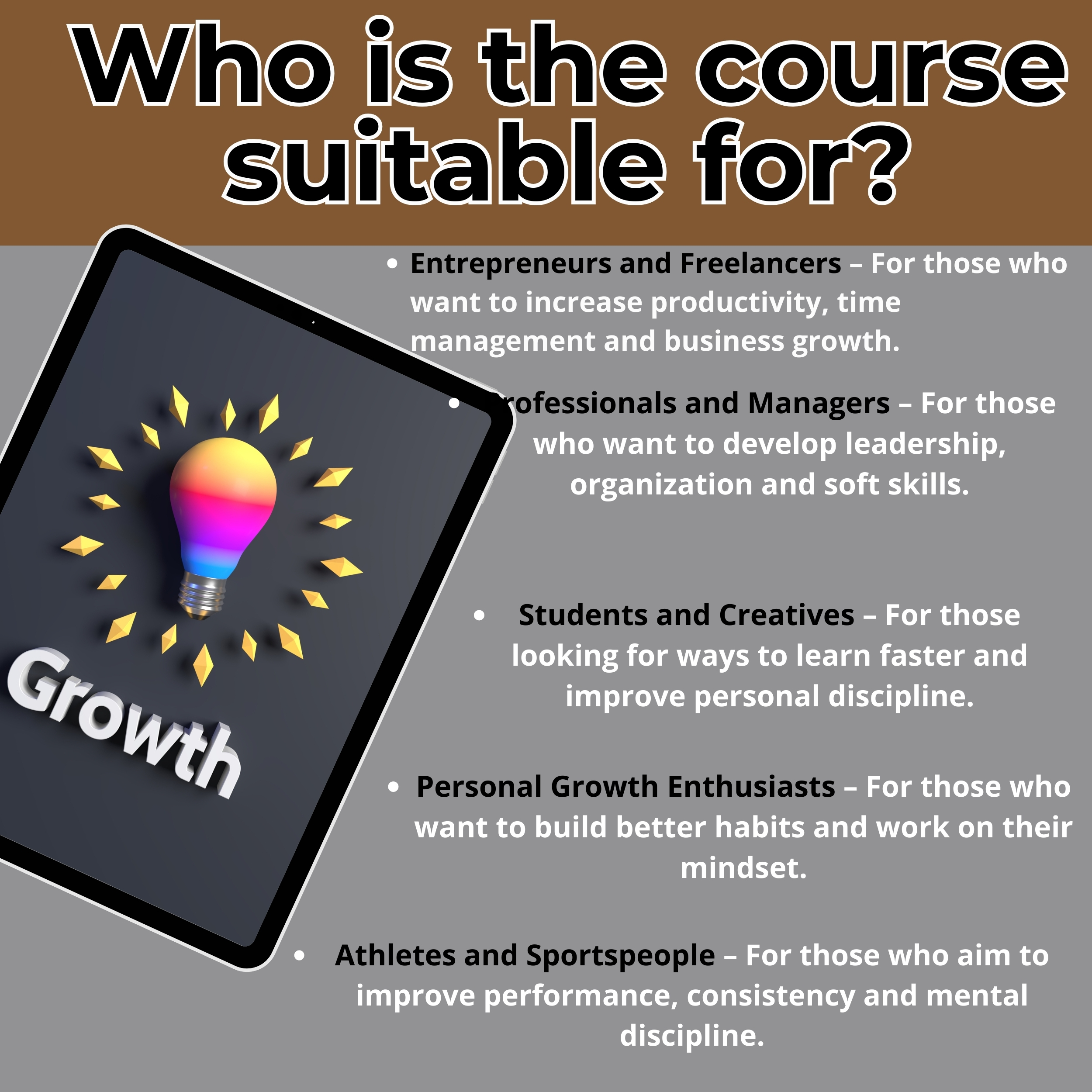 Masterclass "1% Better Every Day"