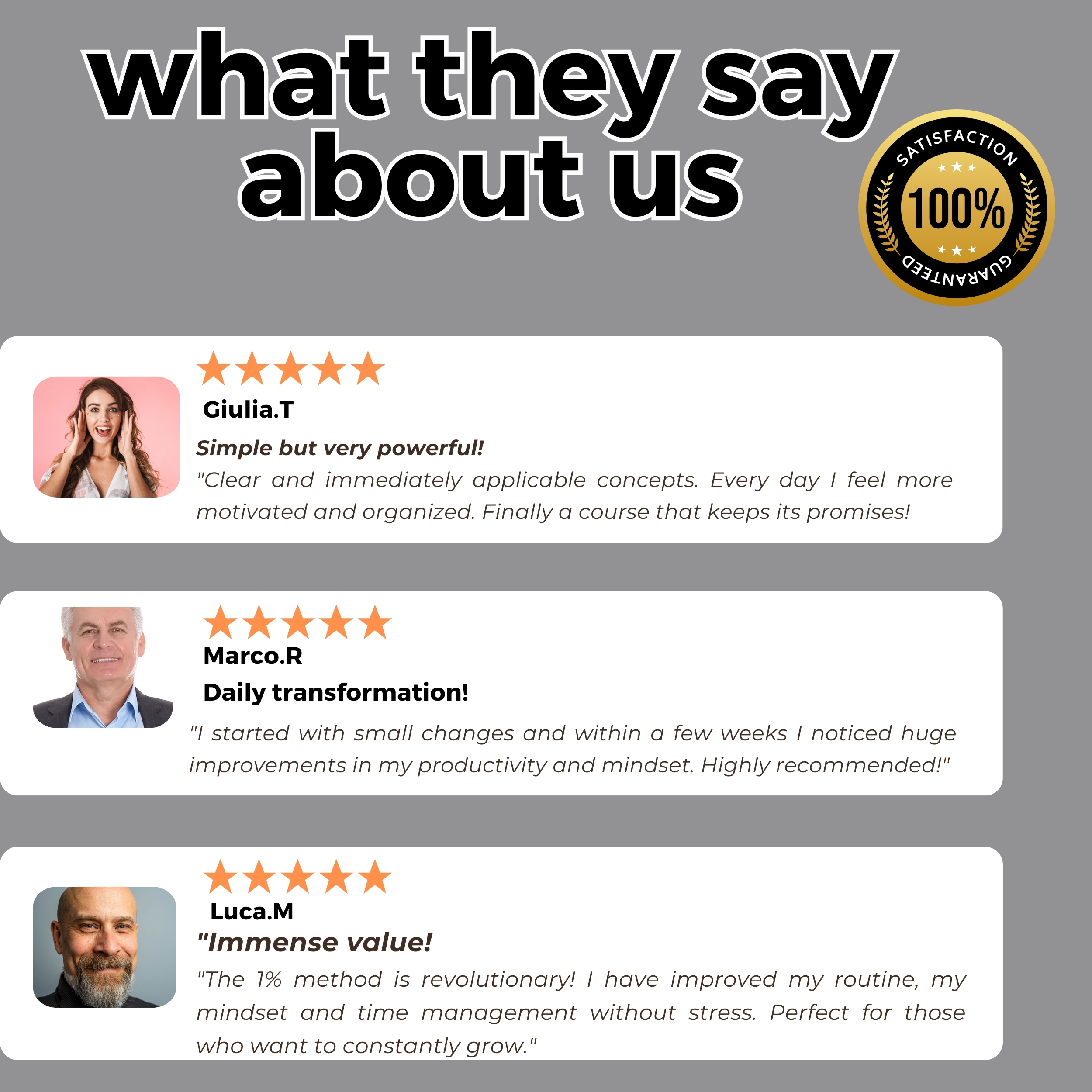 Masterclass "1% Better Every Day"