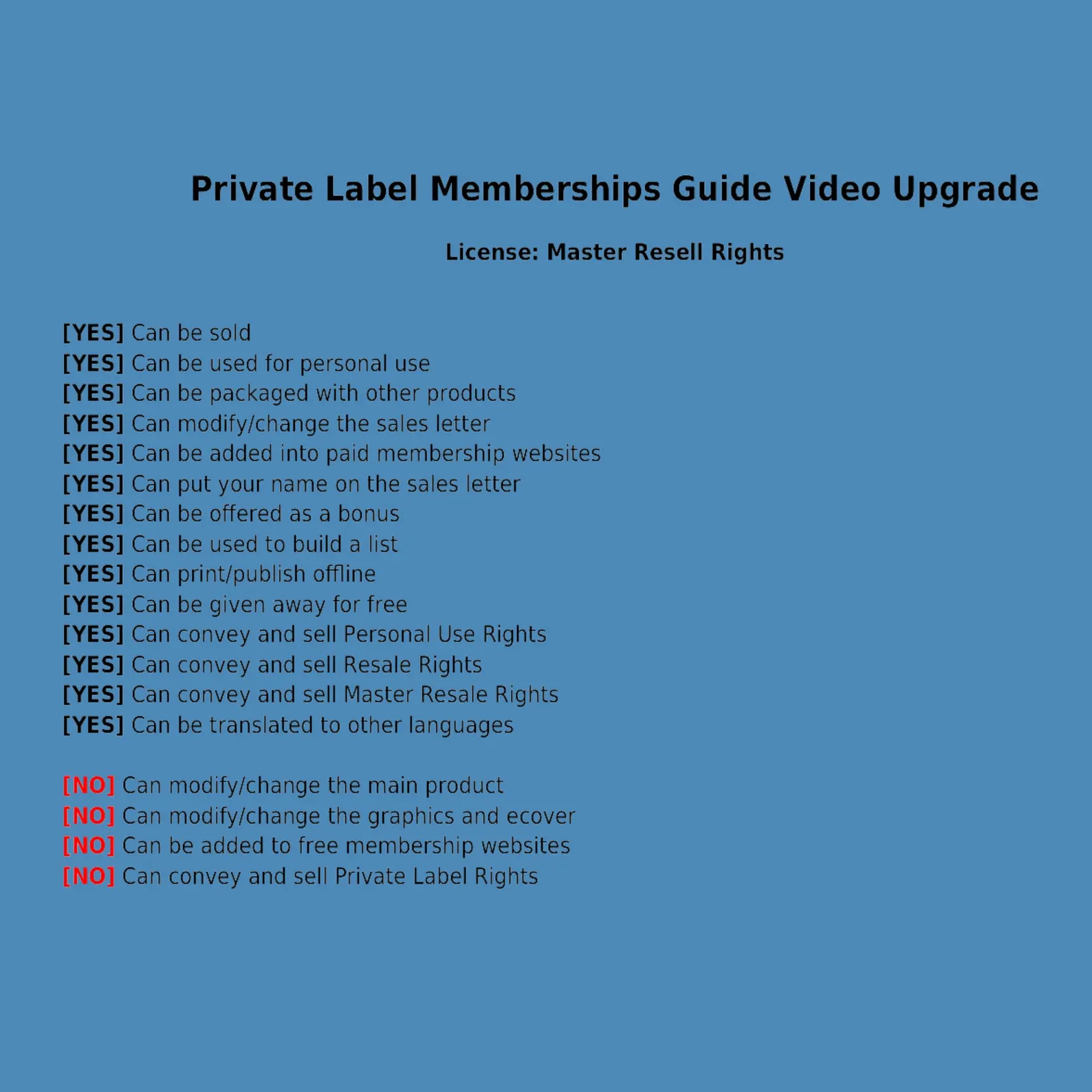 Private Label Membership