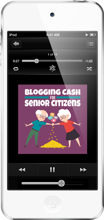 Blogging cash per anziani-Corso Audio con diritti di rivendita