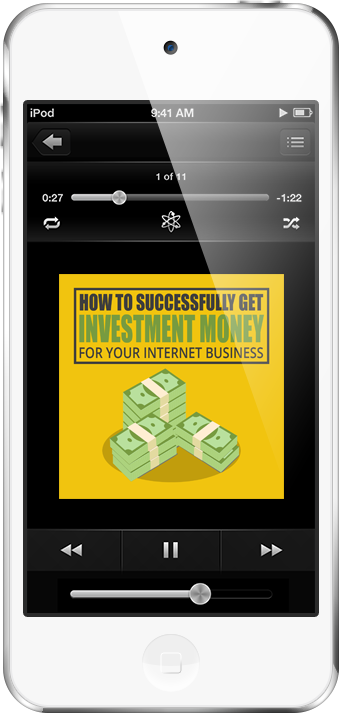 Ottieni denaro da investire per la tua attività su internet-Corso audio con diritti di rivendita