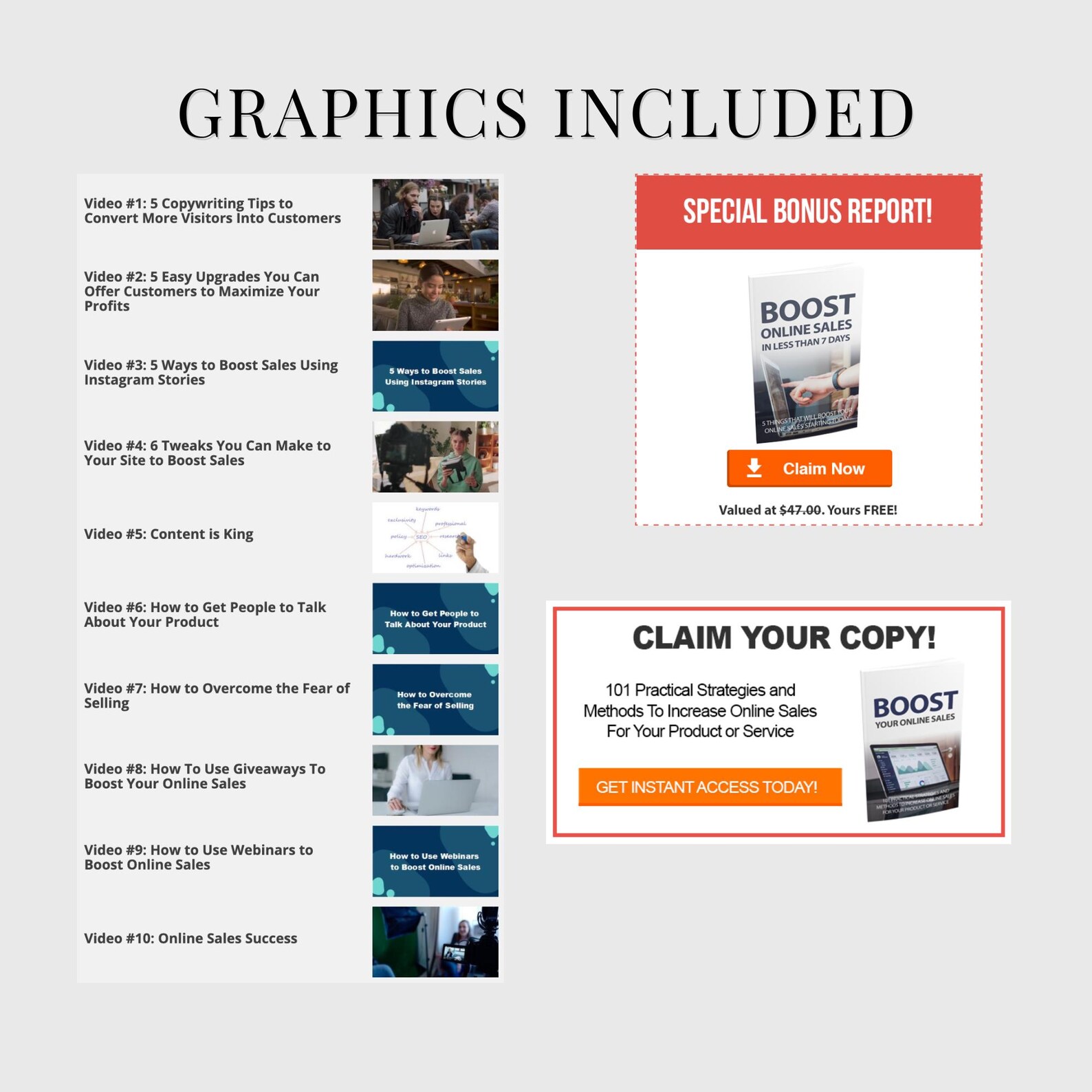 Increase Your Online Sales - Video Course with Resale Rights