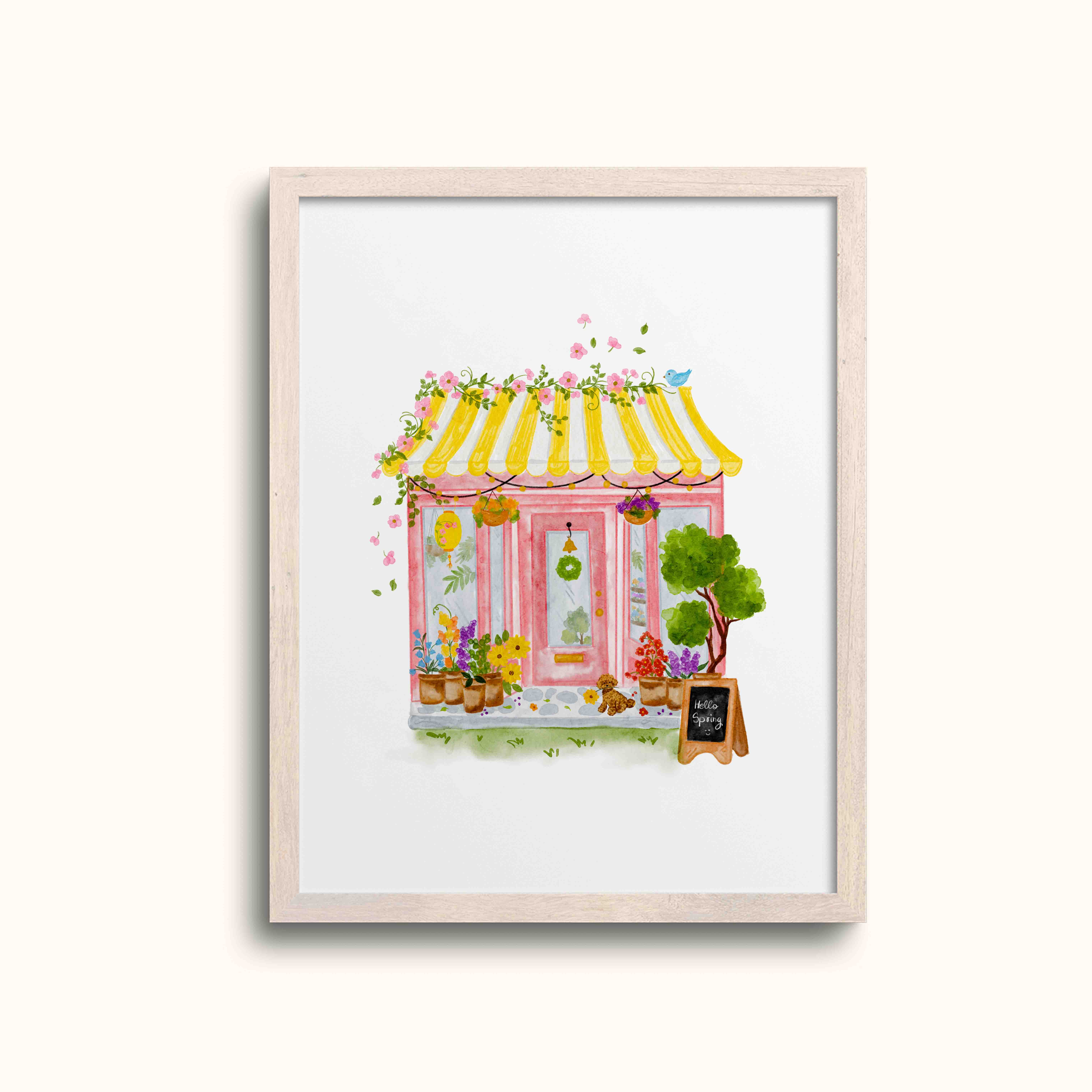 Flower Shop Art Print