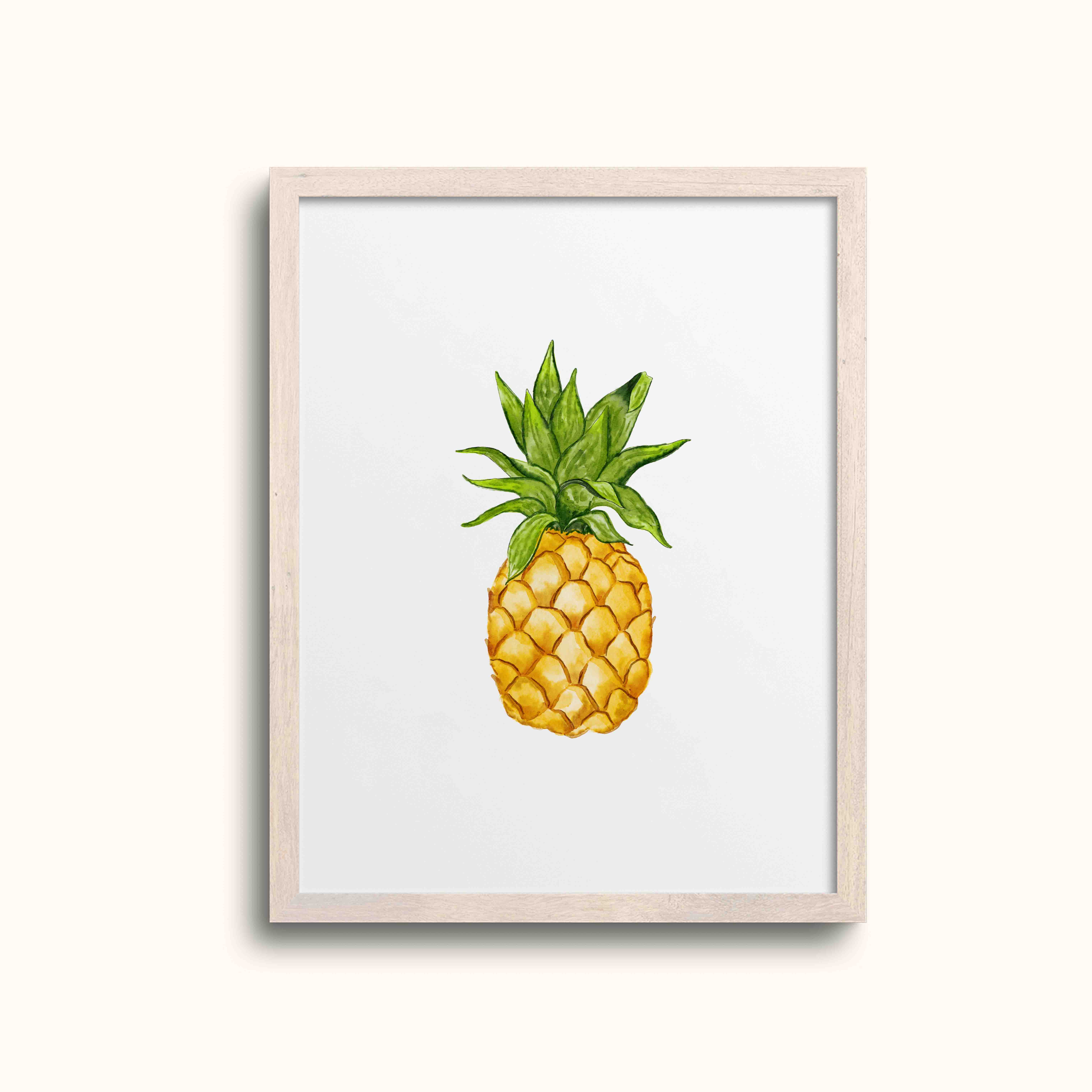 Pineapple Tropical Art Print