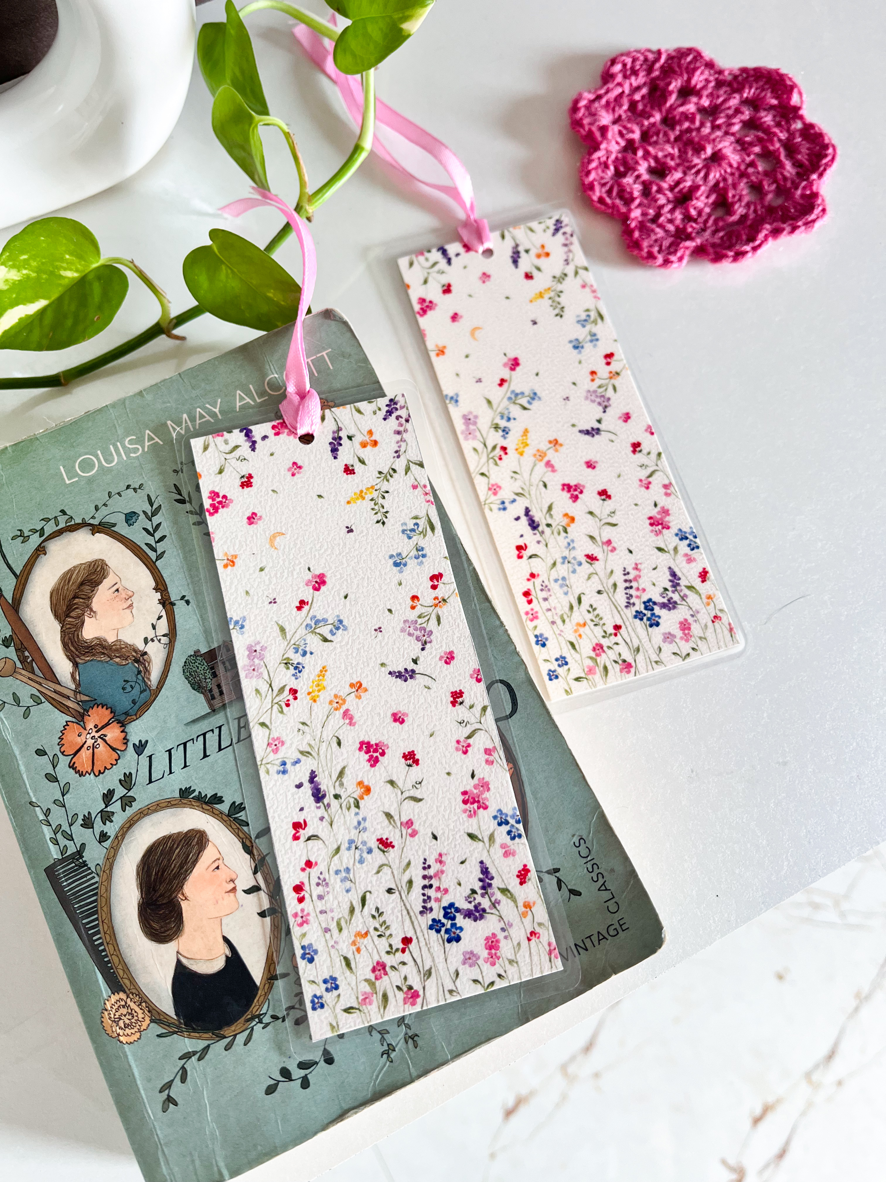 Morning Blooms Bookmark