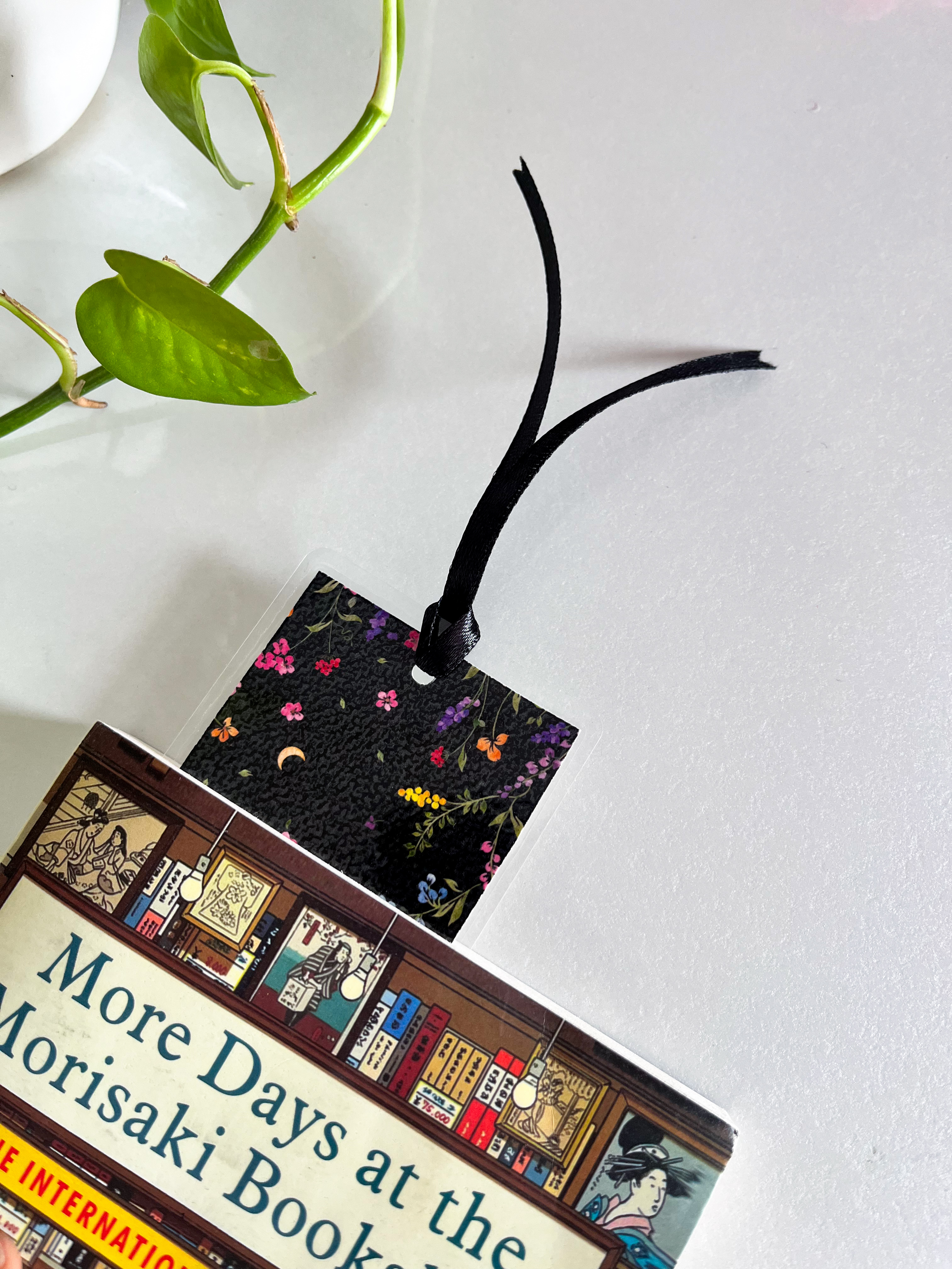 Midnight Blooms Bookmark