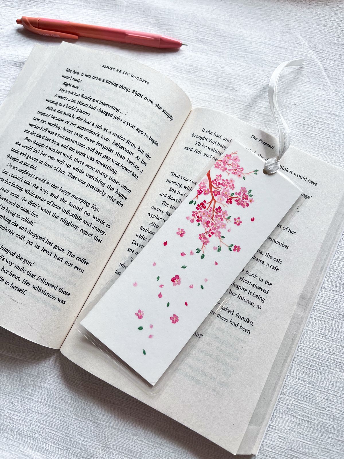 Set of 4 Whimsical Floral Bookmarks
