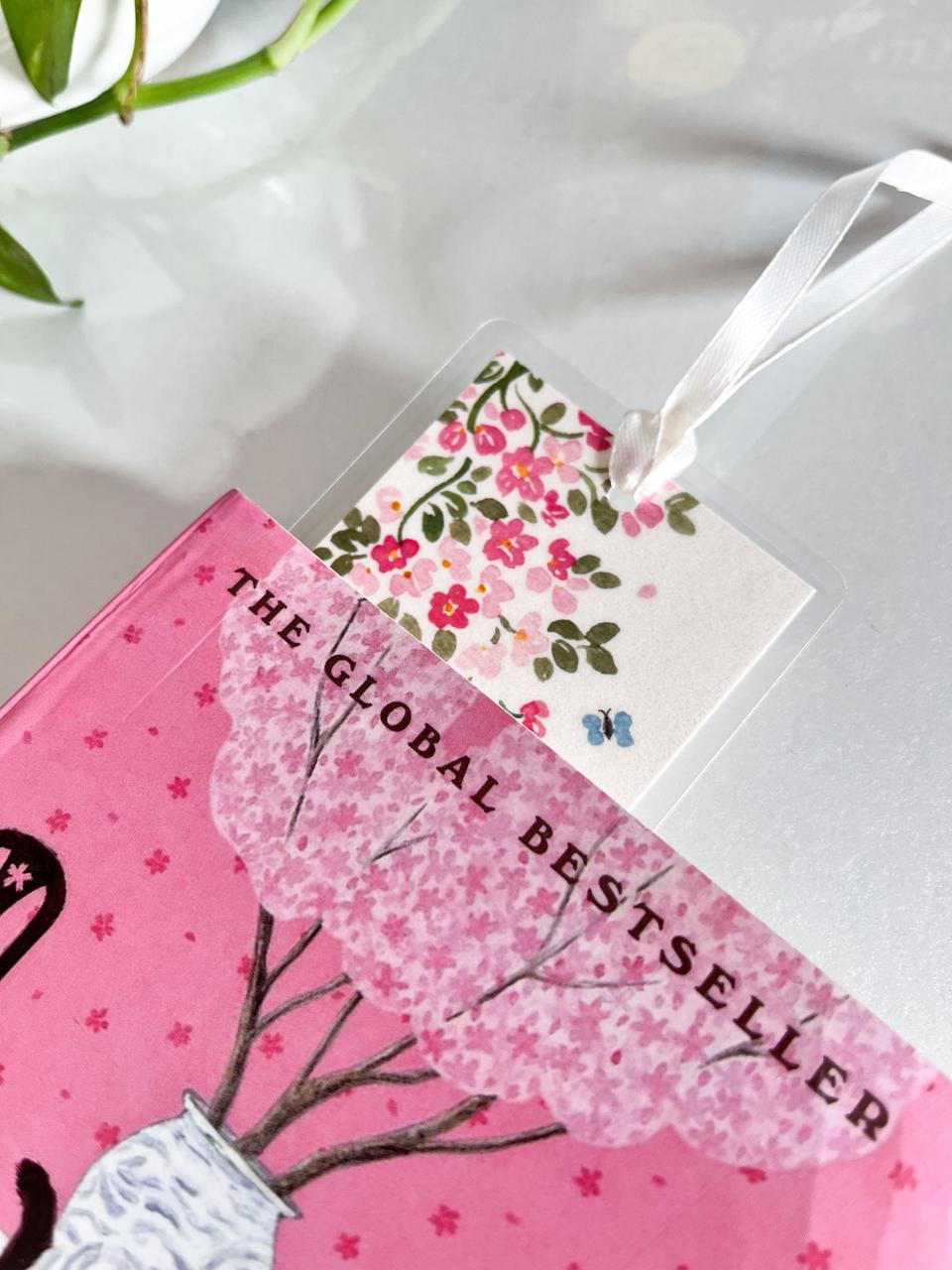Set of 4 Modern Floral Bookmarks