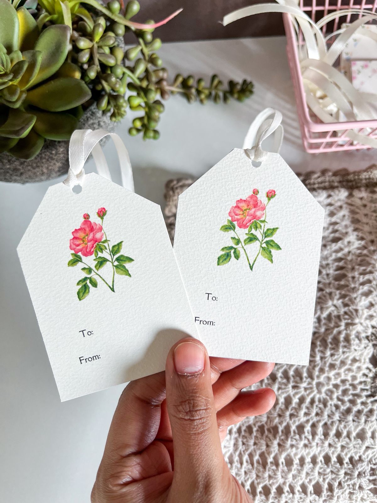 Flora Set of 8 Gift Tags