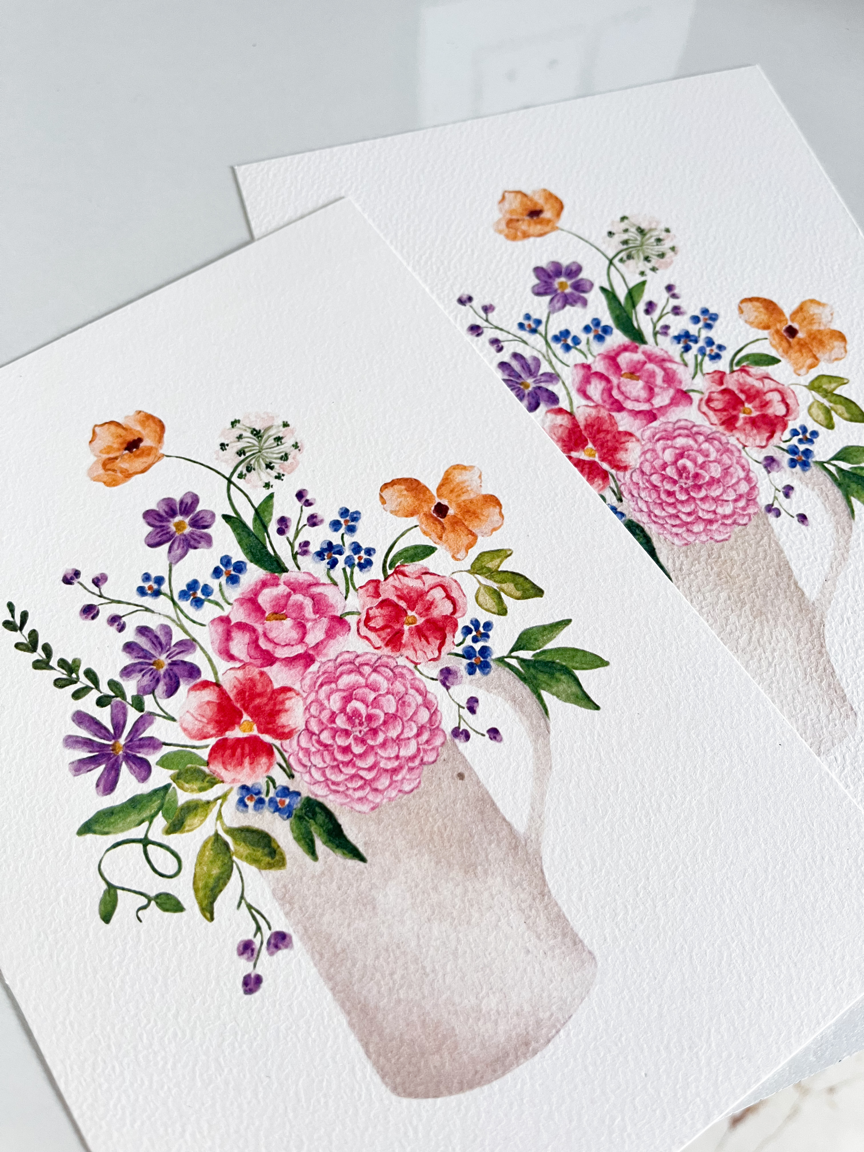 Potted Flowers Art Print