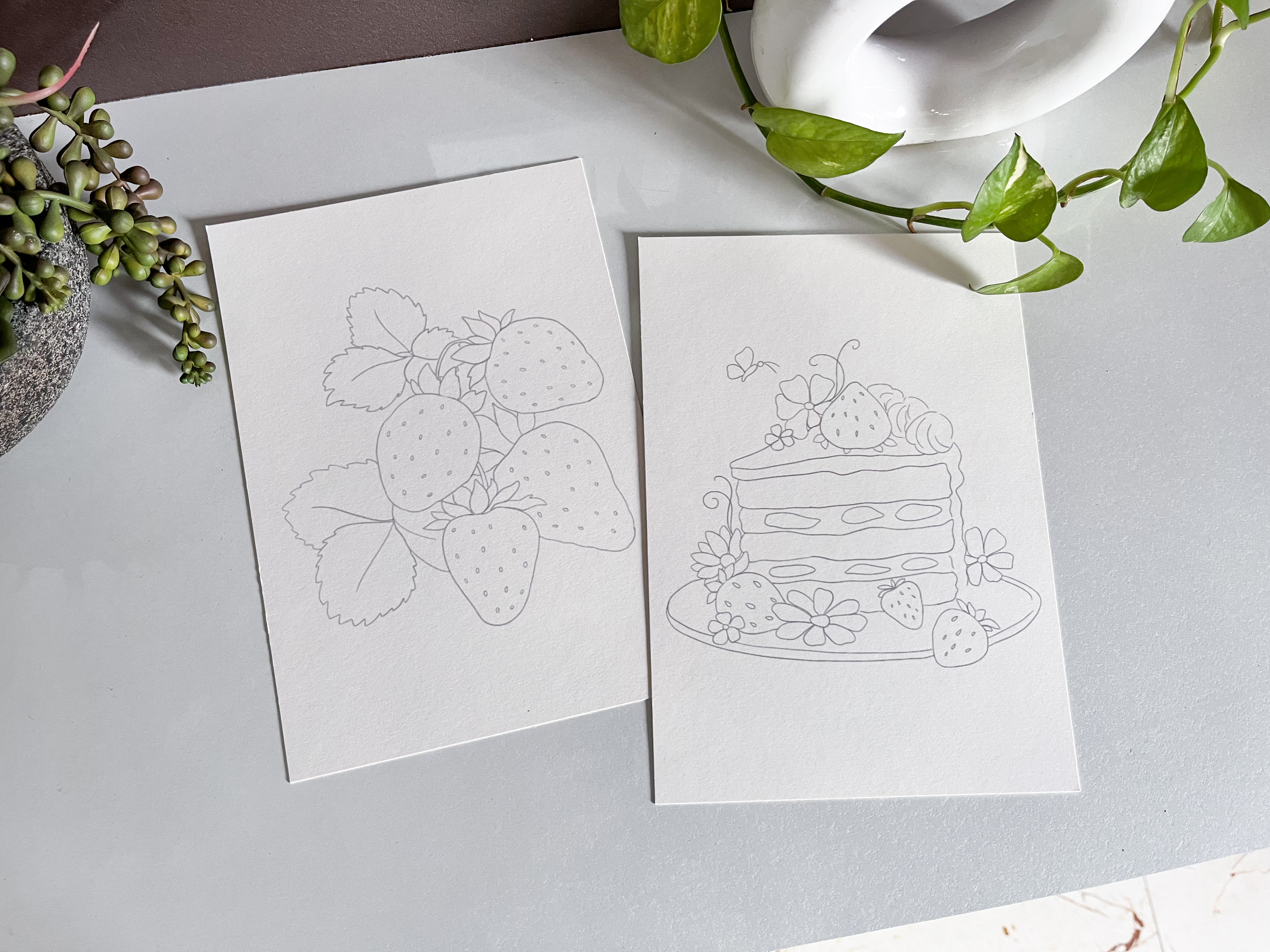 Paintable Art Sheets (Set - 5)