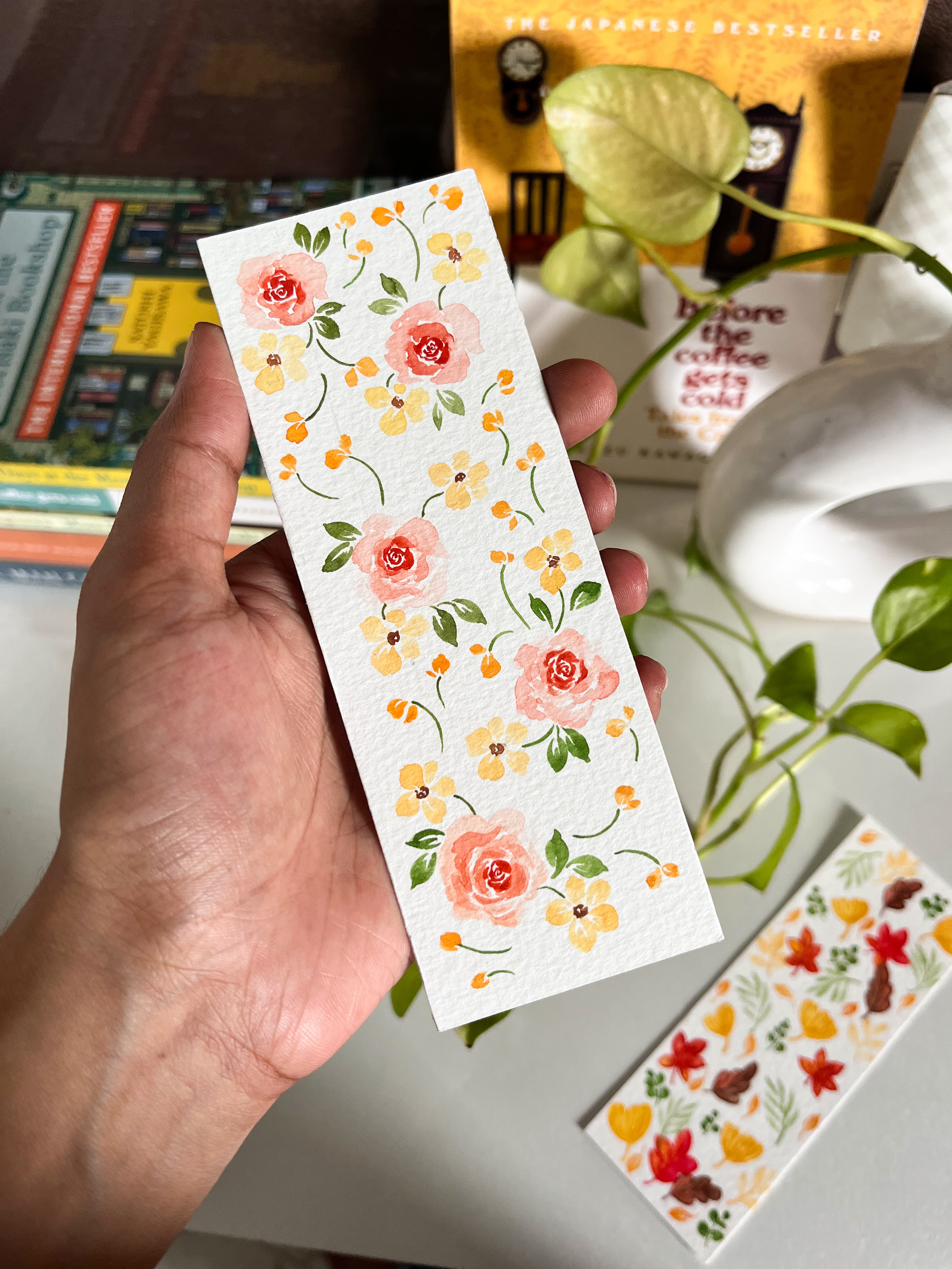 Botanical Autumn Bookmark Set