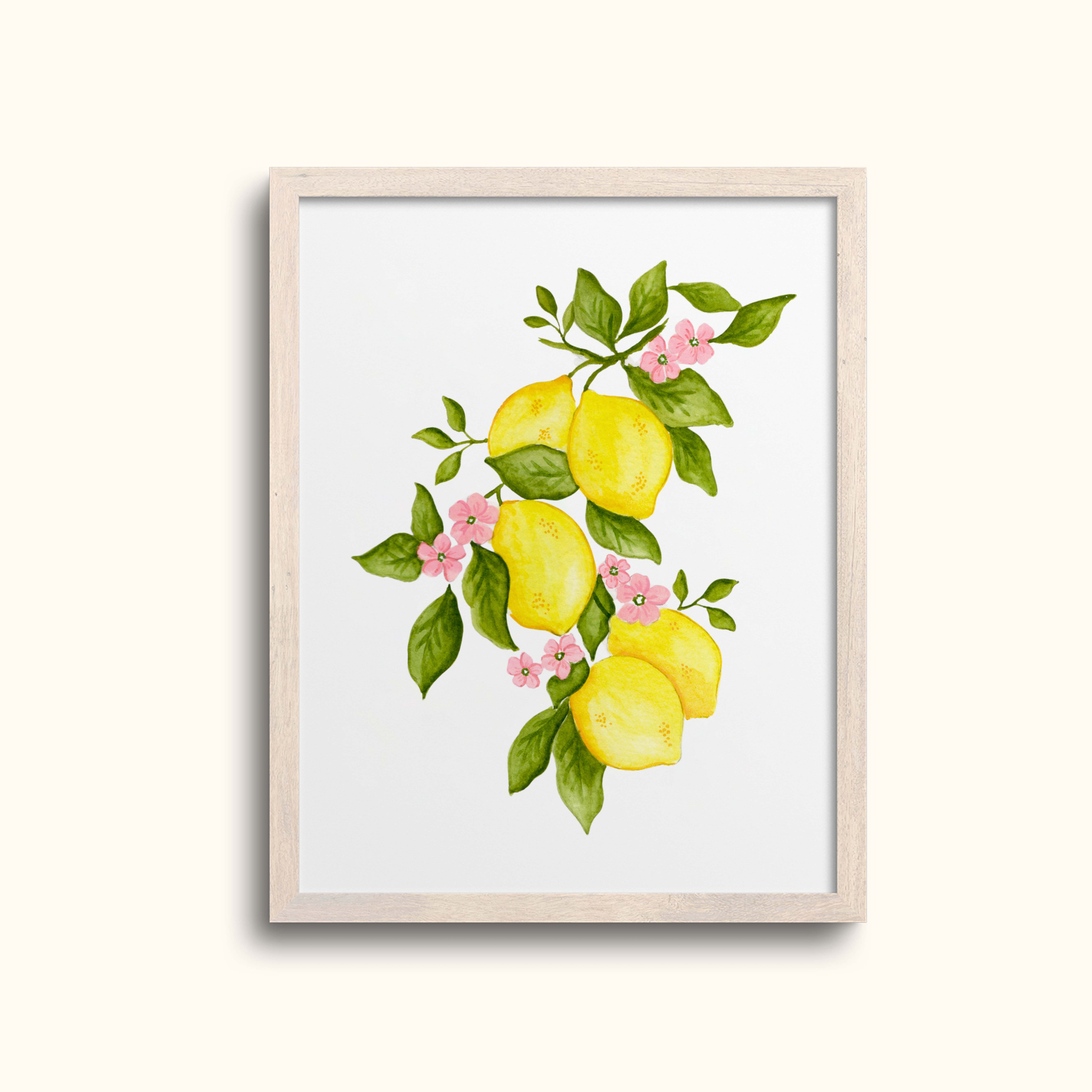 Lemons Art Print