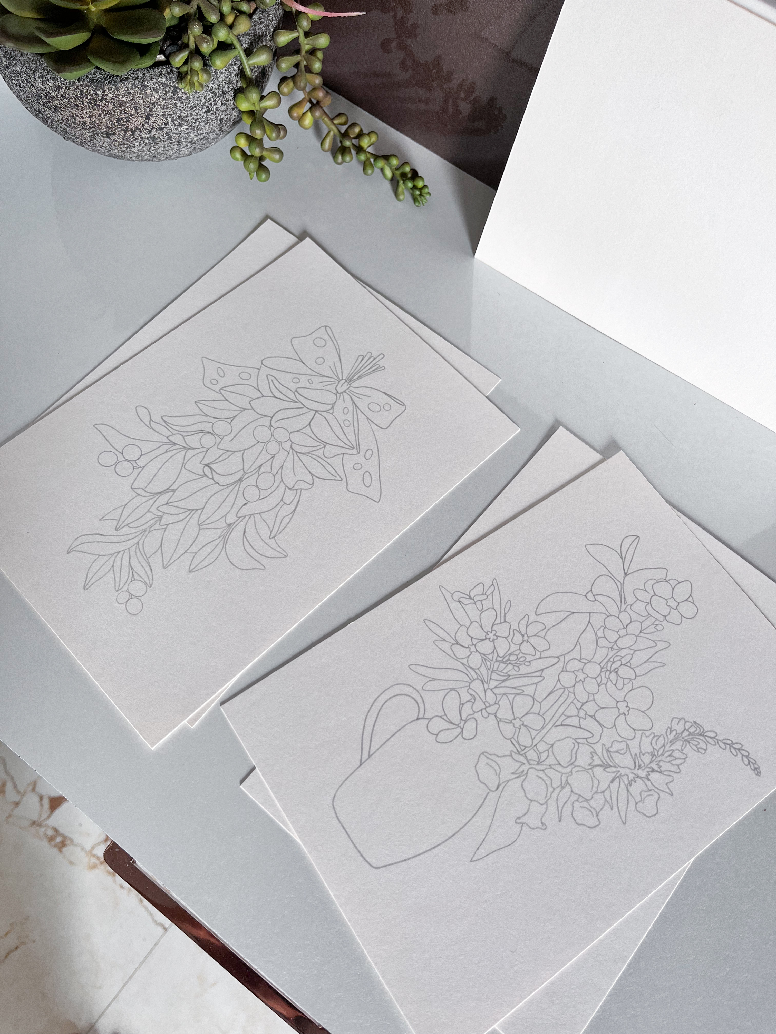 Paintable Art Sheets(Set - 2)