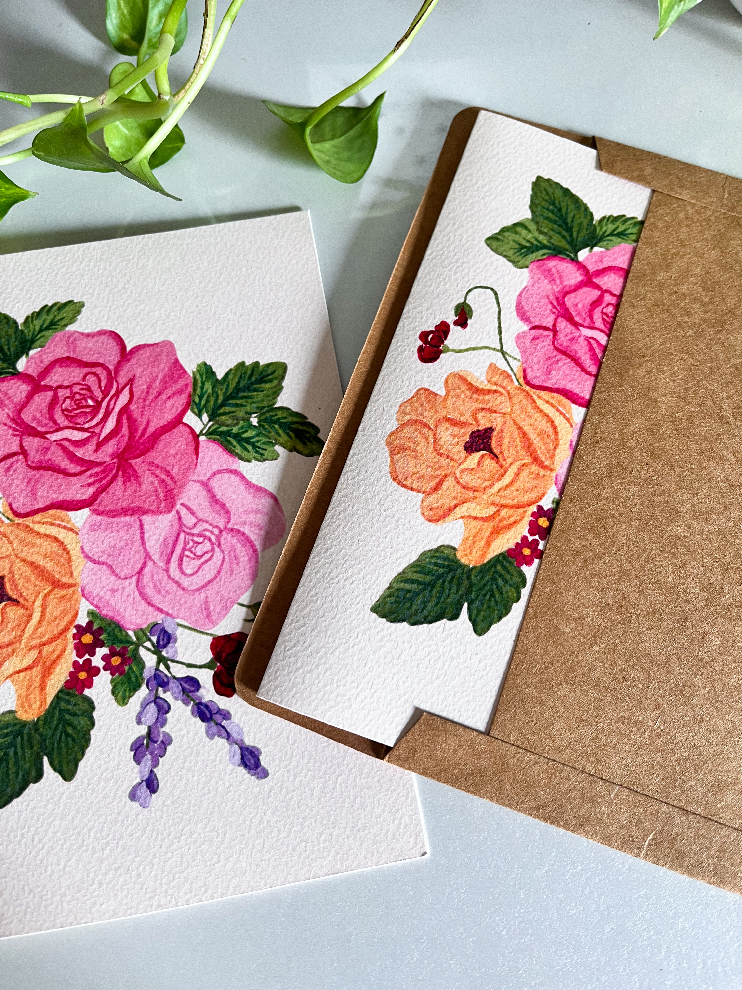 Floral Bouquet Greeting Card