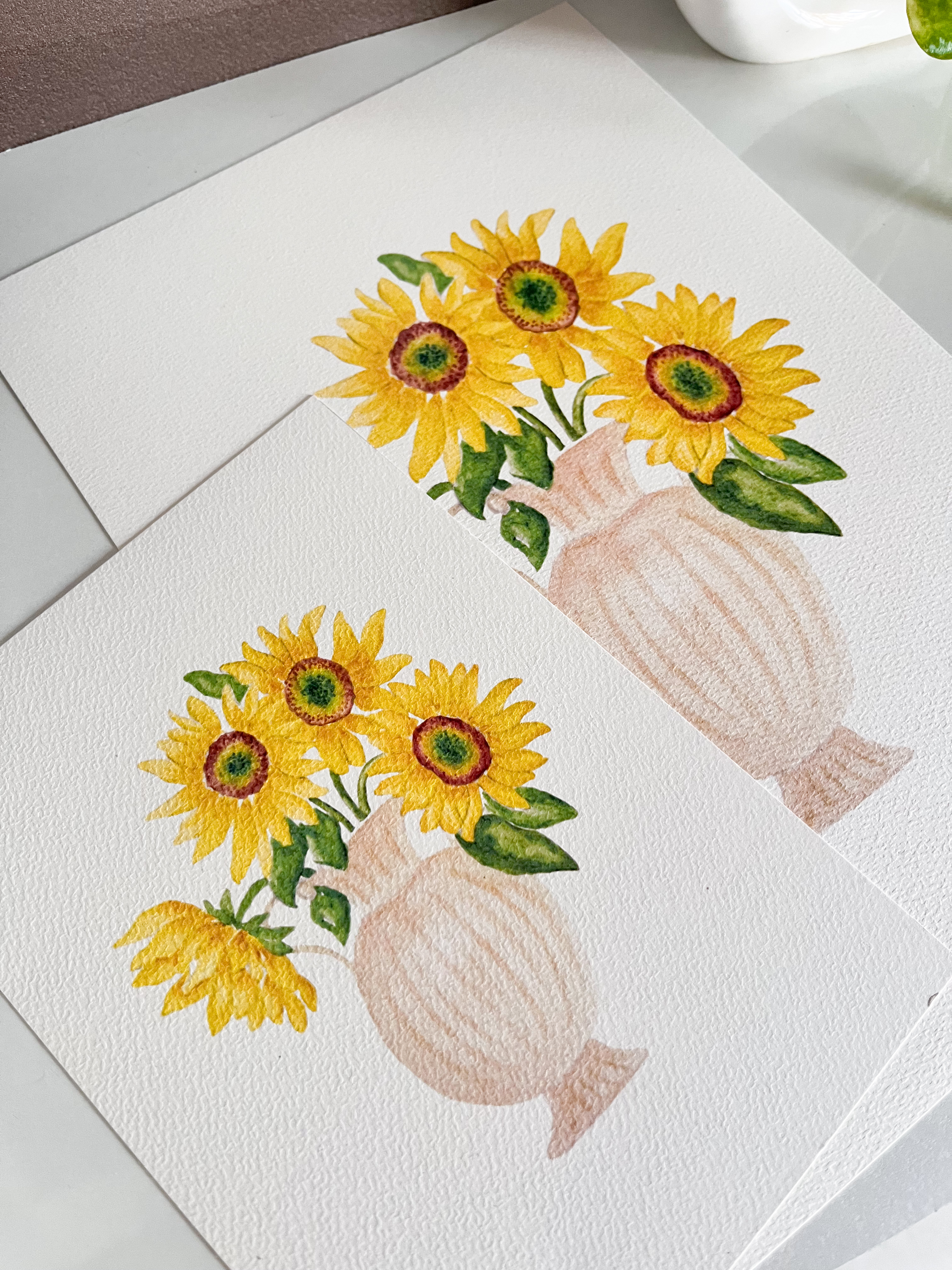 Sunflower Vase Art Print