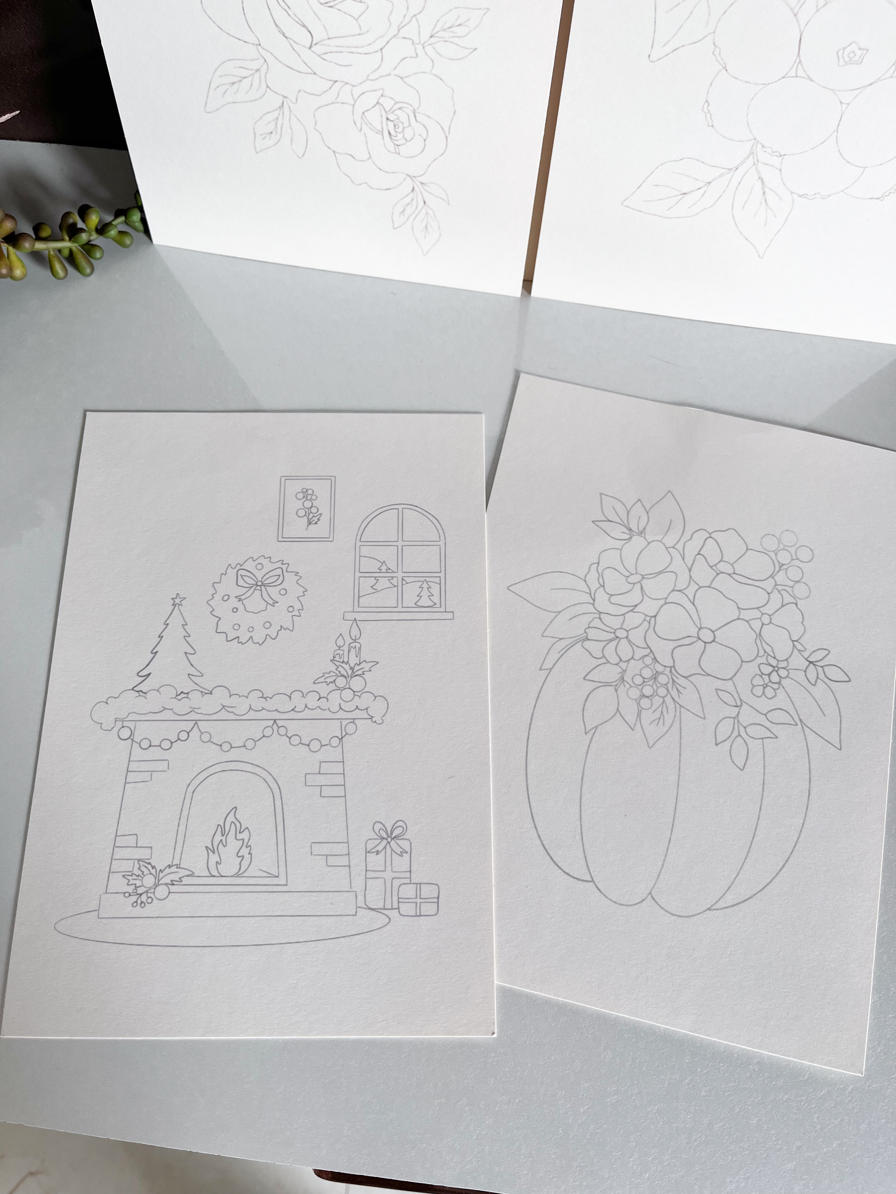 Paintable Art Sheets(Set - 1)