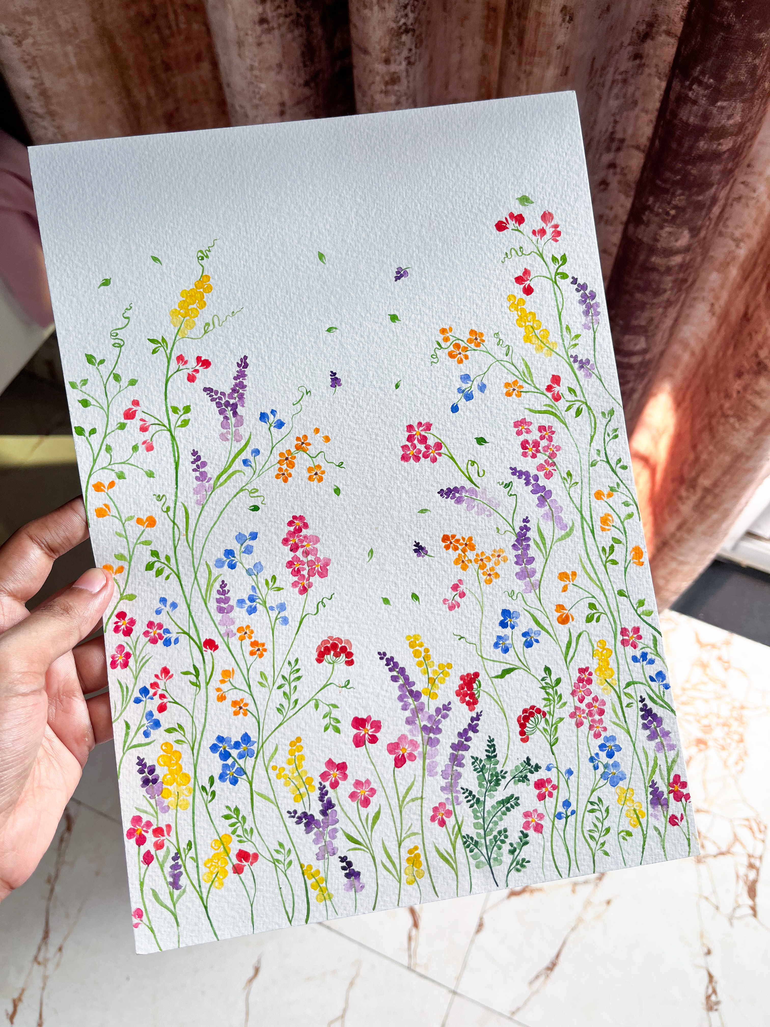 Watercolor Gentle Breeze