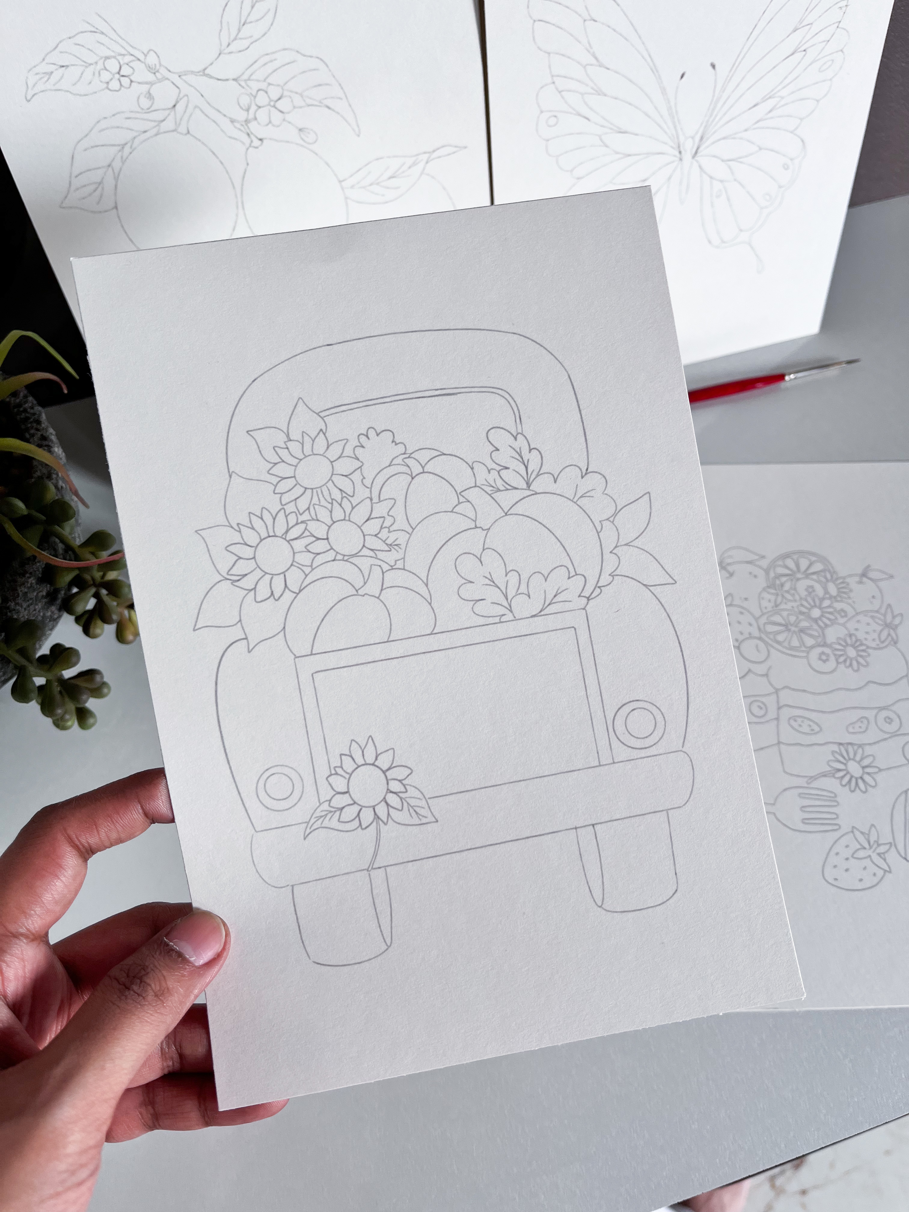 Paintable Art Sheets (Set - 3)