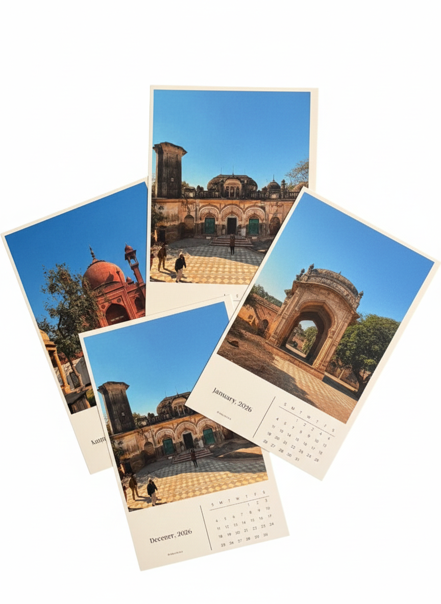 Historic 2026 Desk Calendar