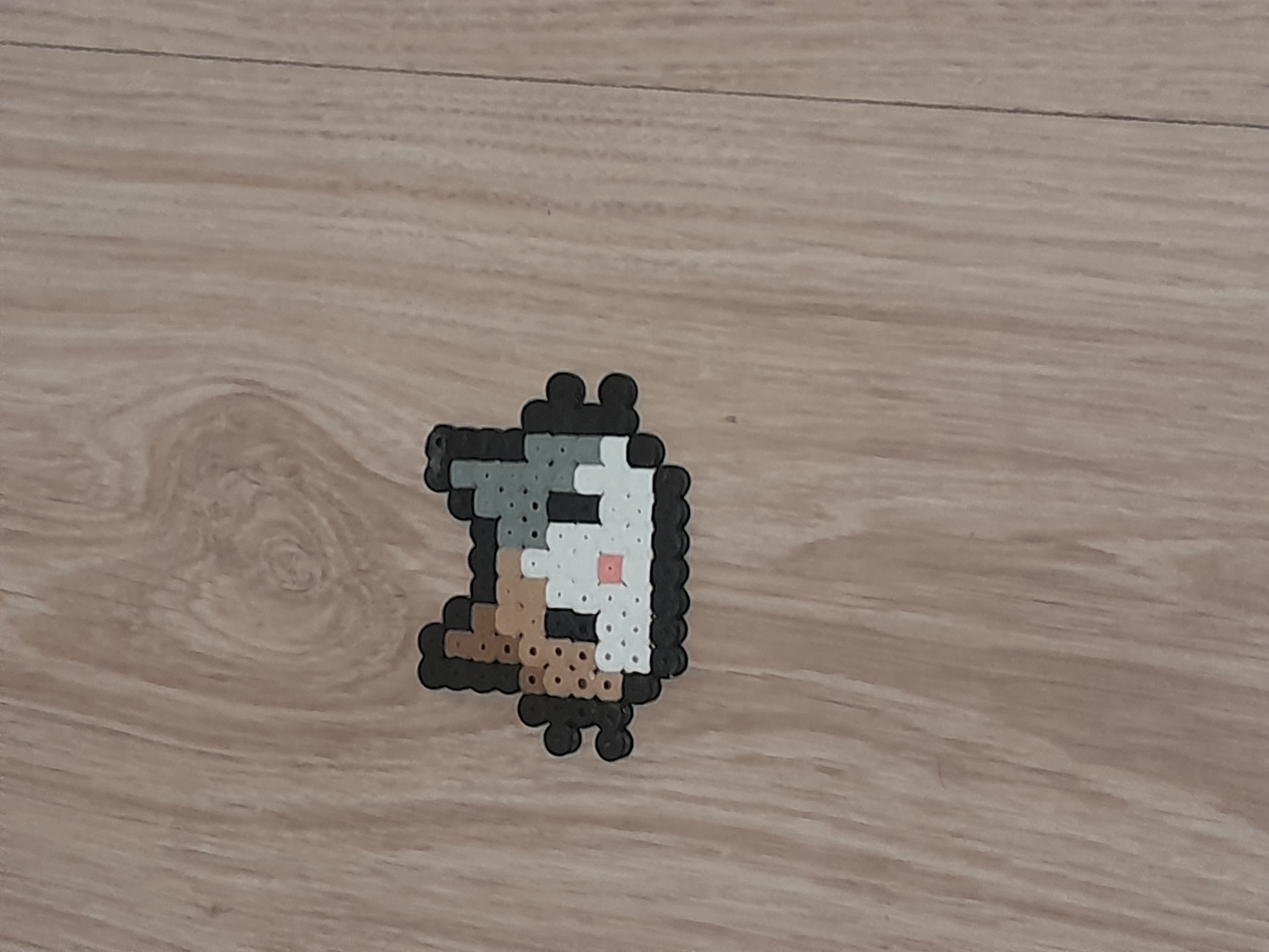 Petit chat en perle de hama