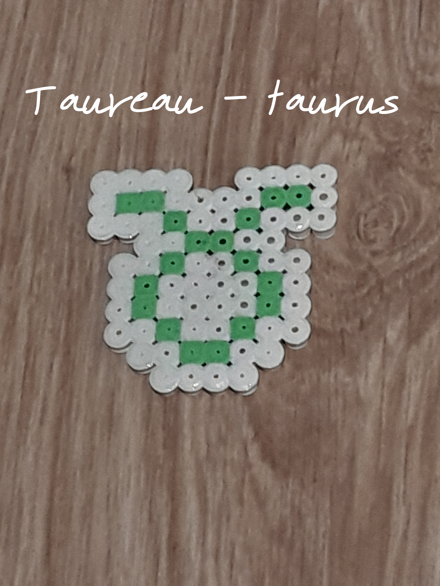 signes astrologiques en perles de hamas 