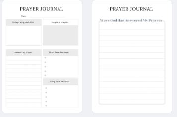 Prayer Journal