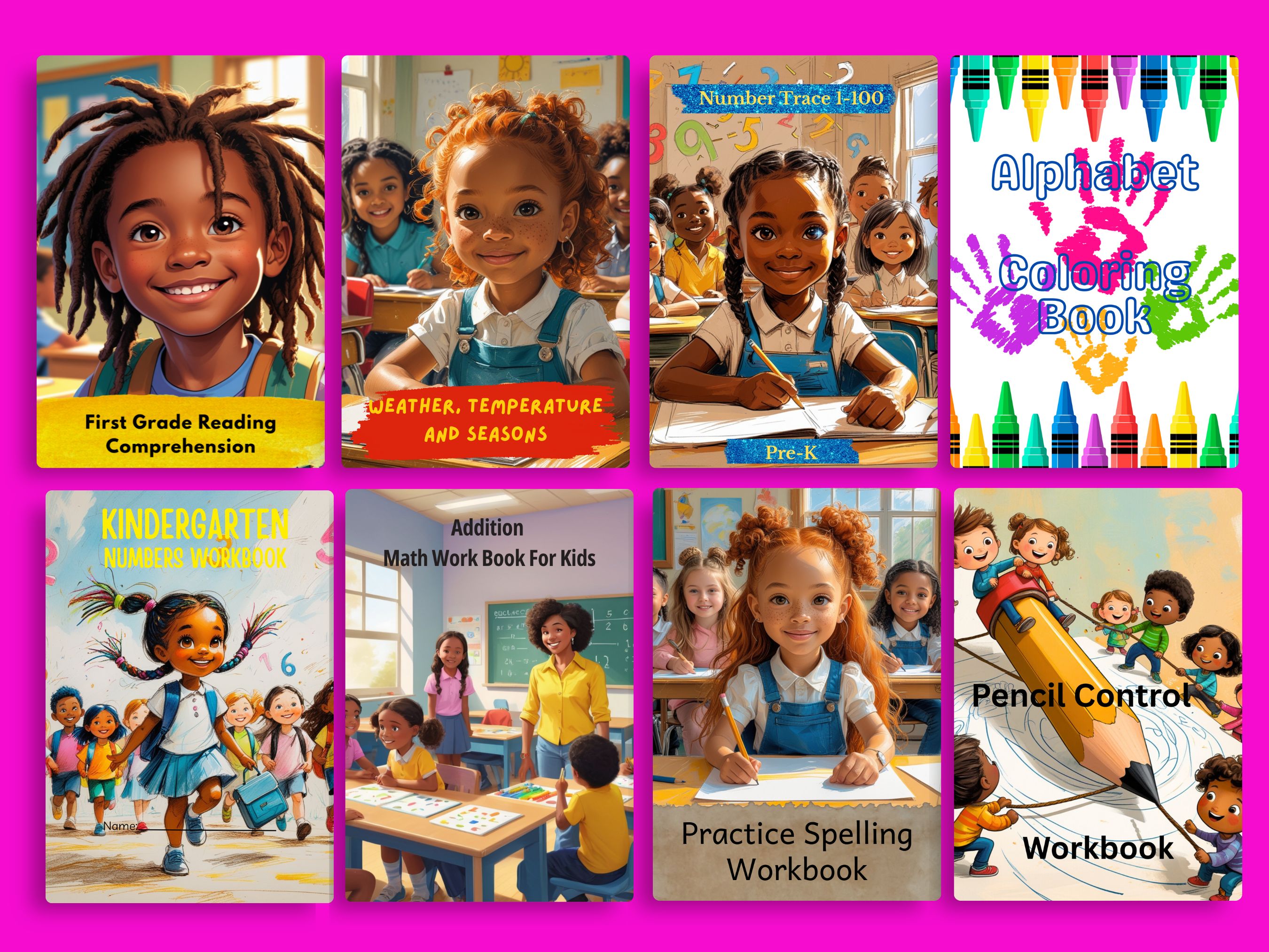 Educational Workbook Set