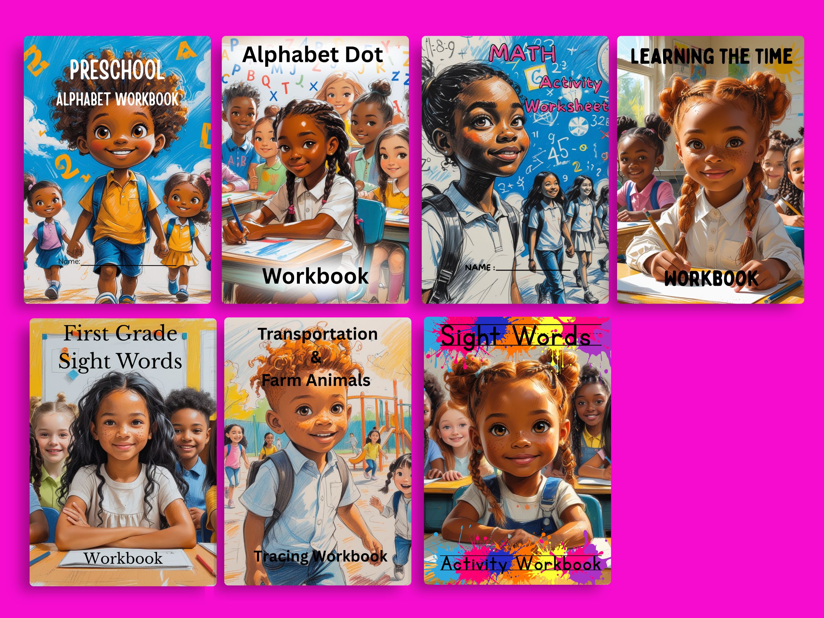 Educational Workbook Set