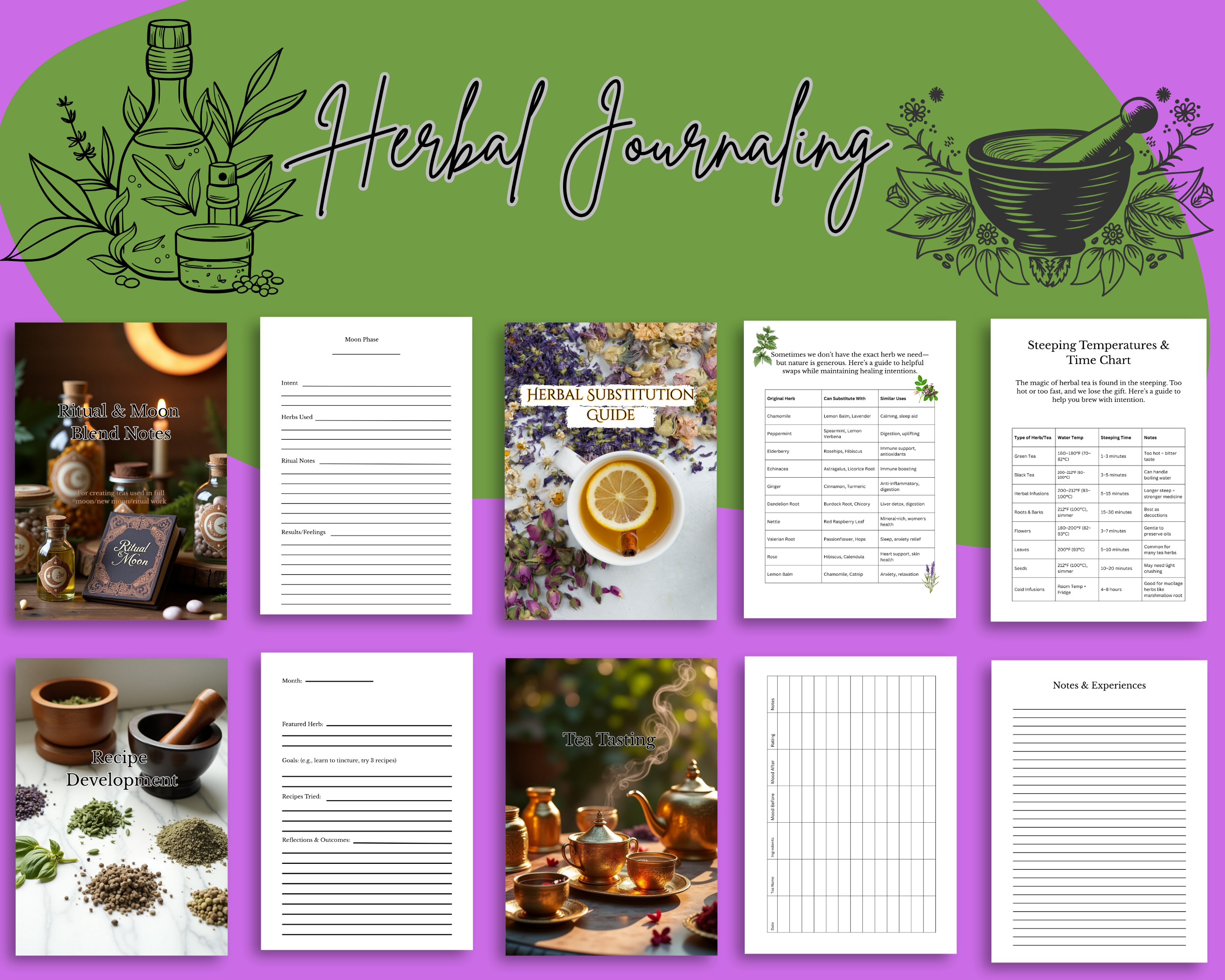 Herbal & Tea Blend Journal