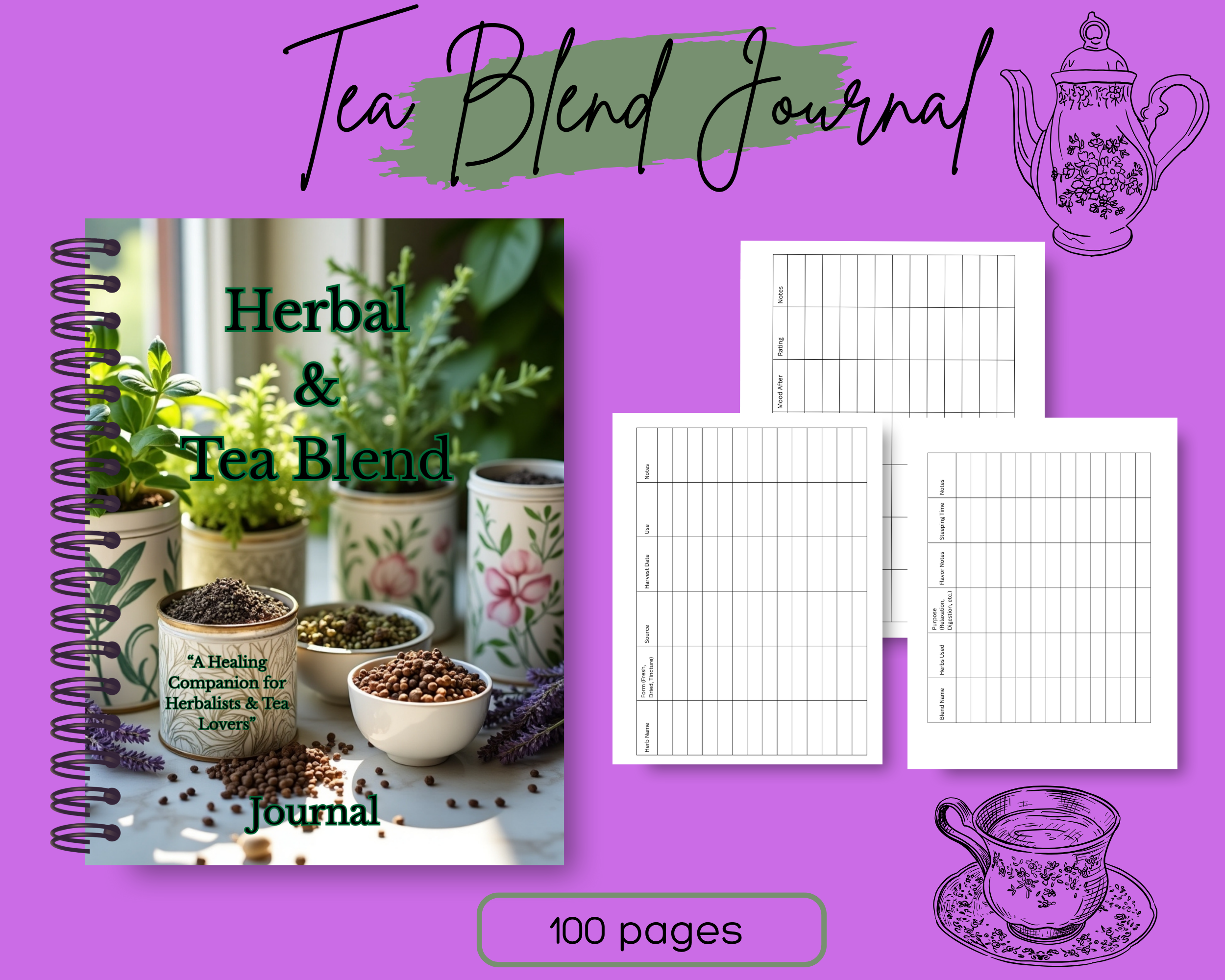 Herbal & Tea Blend Journal