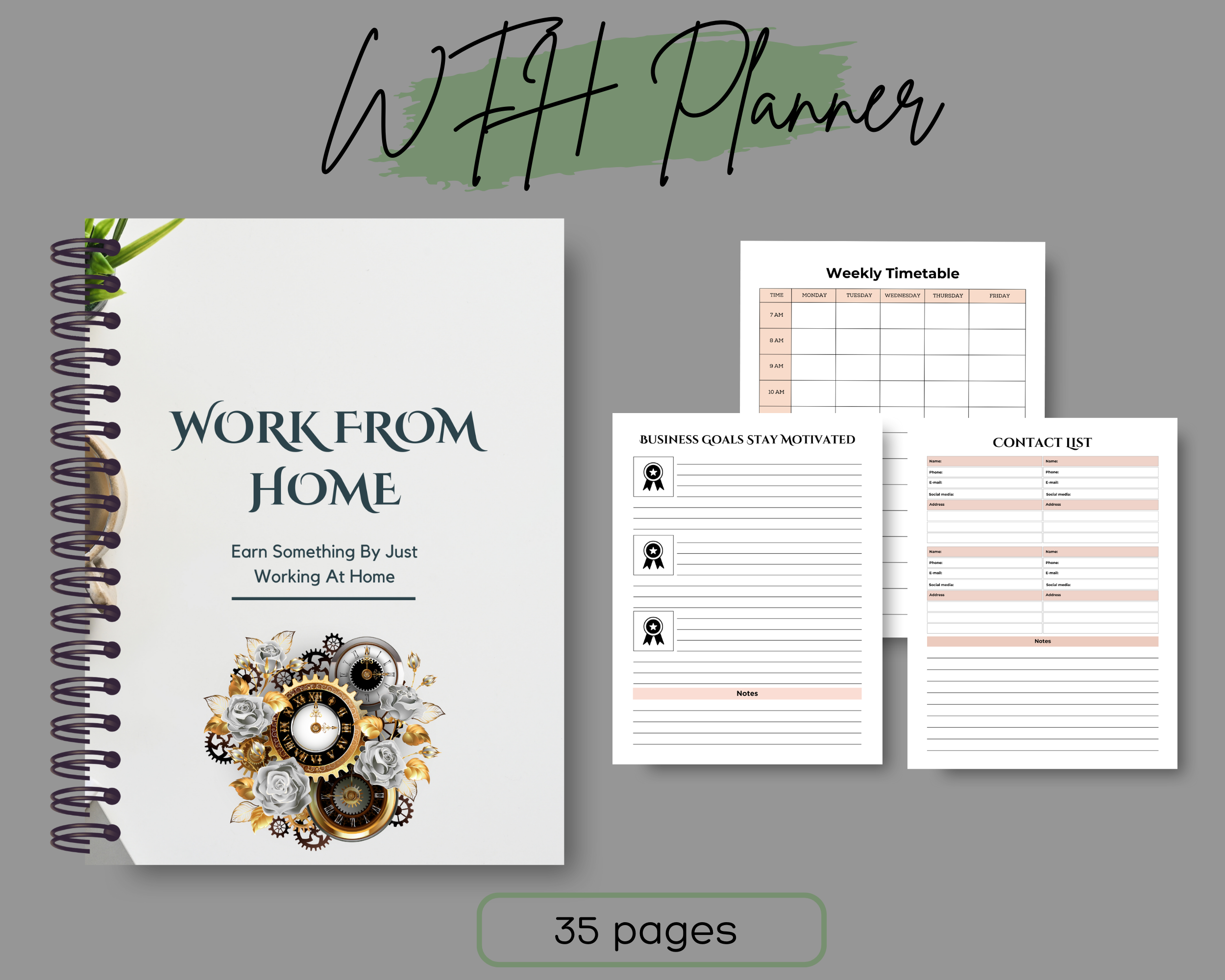 Work From Home Planner