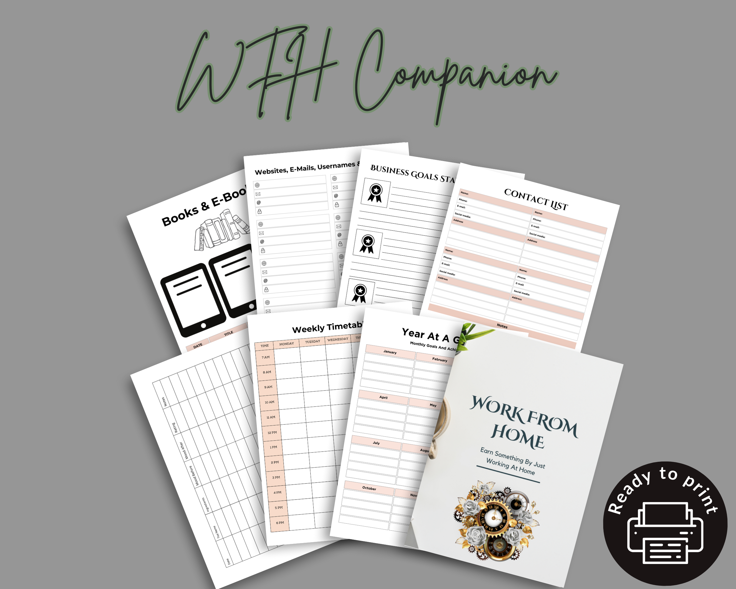 Work From Home Planner