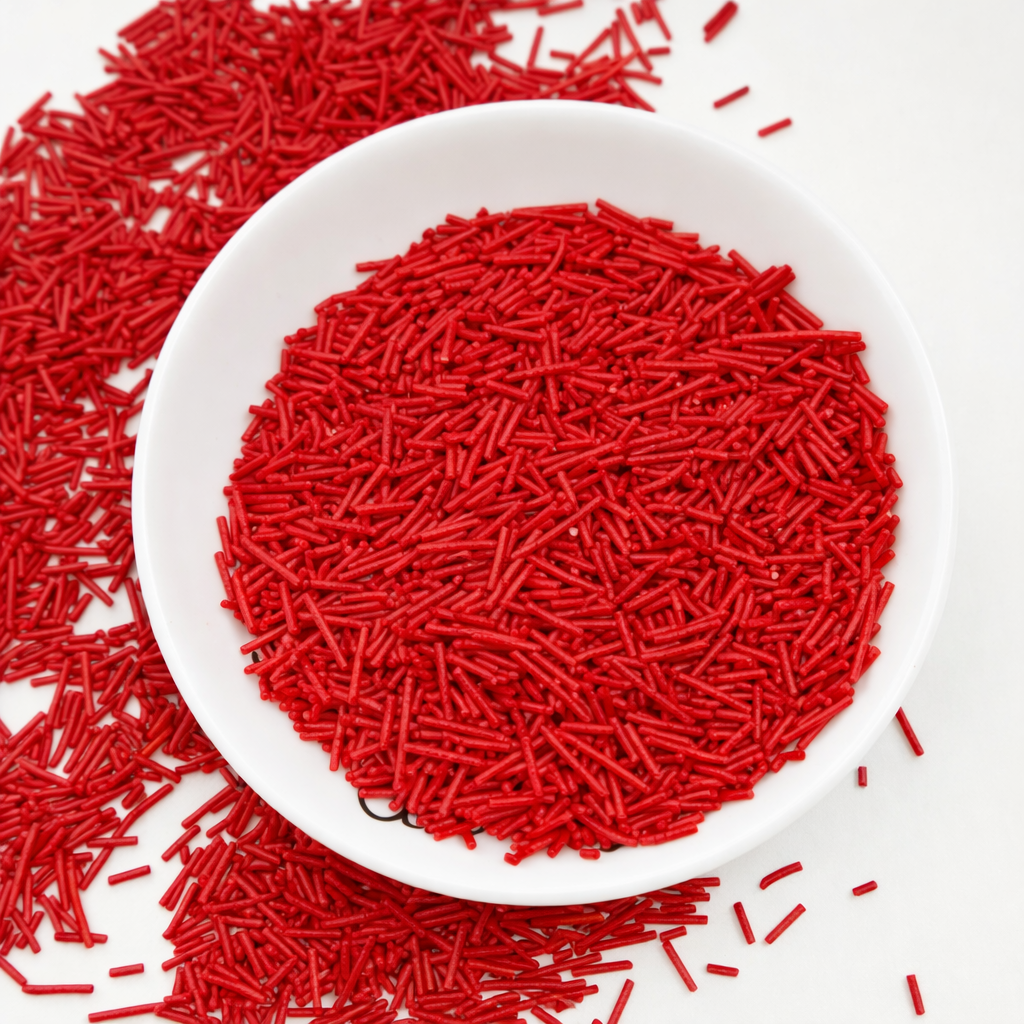 Red Cake Sprinkles