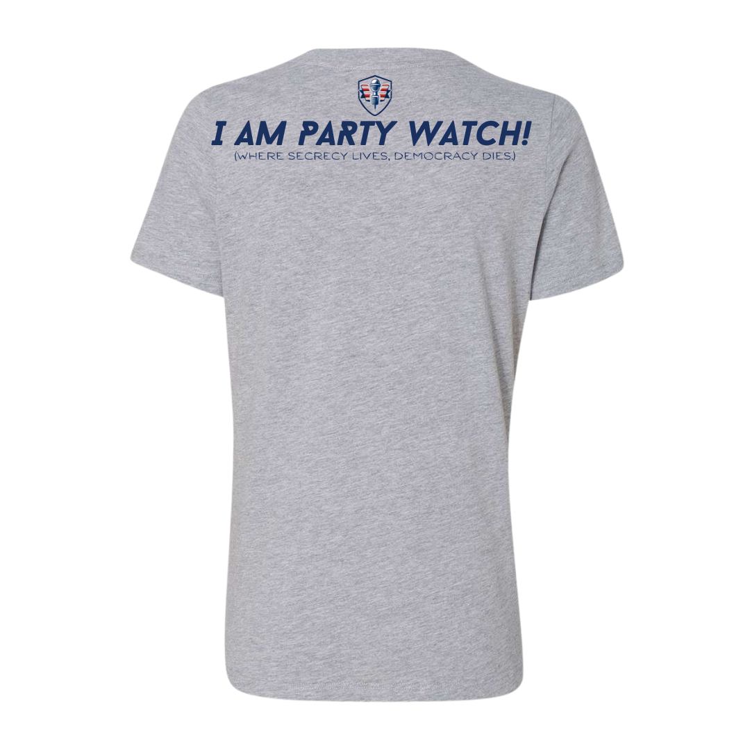 Party Watch Women's V-Neck T-Shirt